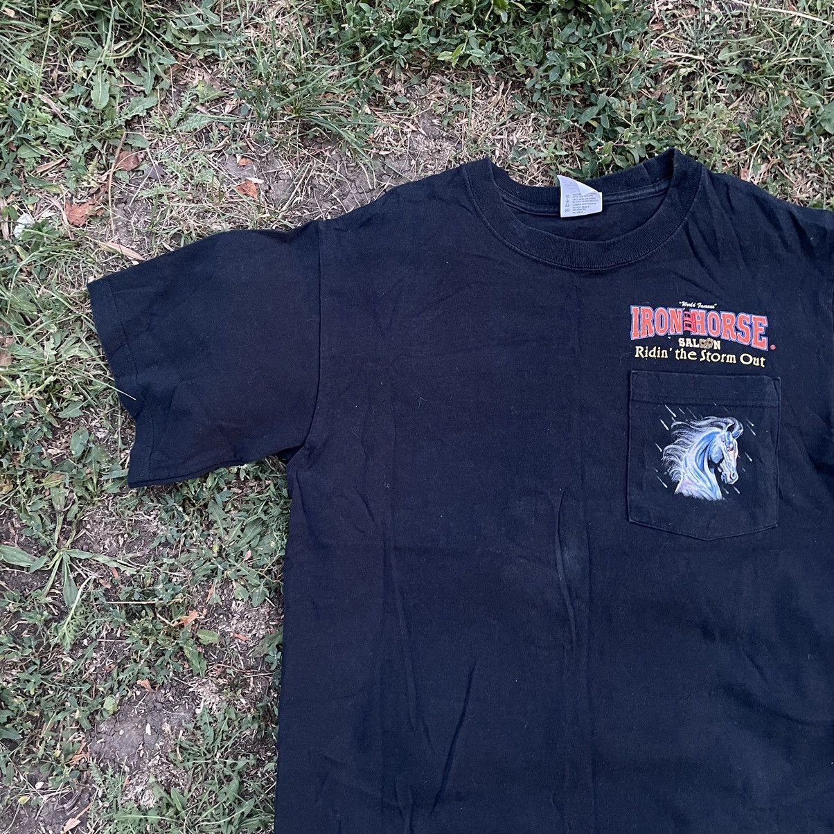 Vintage Vintage Y2K Iron Horse Harley Graphic Tee Streetwear Boxy M Size US M / EU 48-50 / 2 - 5 Thumbnail