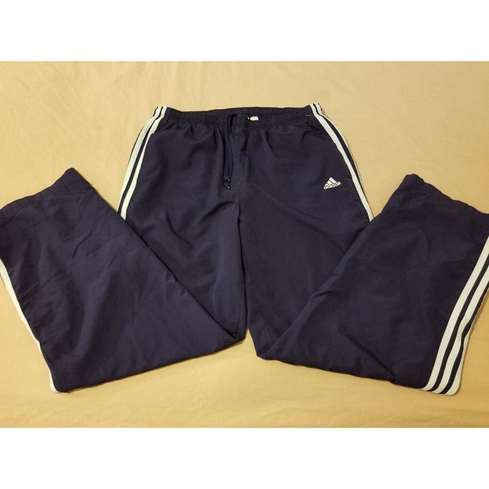 Adidas Womens adidas Pants L Large Navy Blue Athletic Gym Workout | Grailed