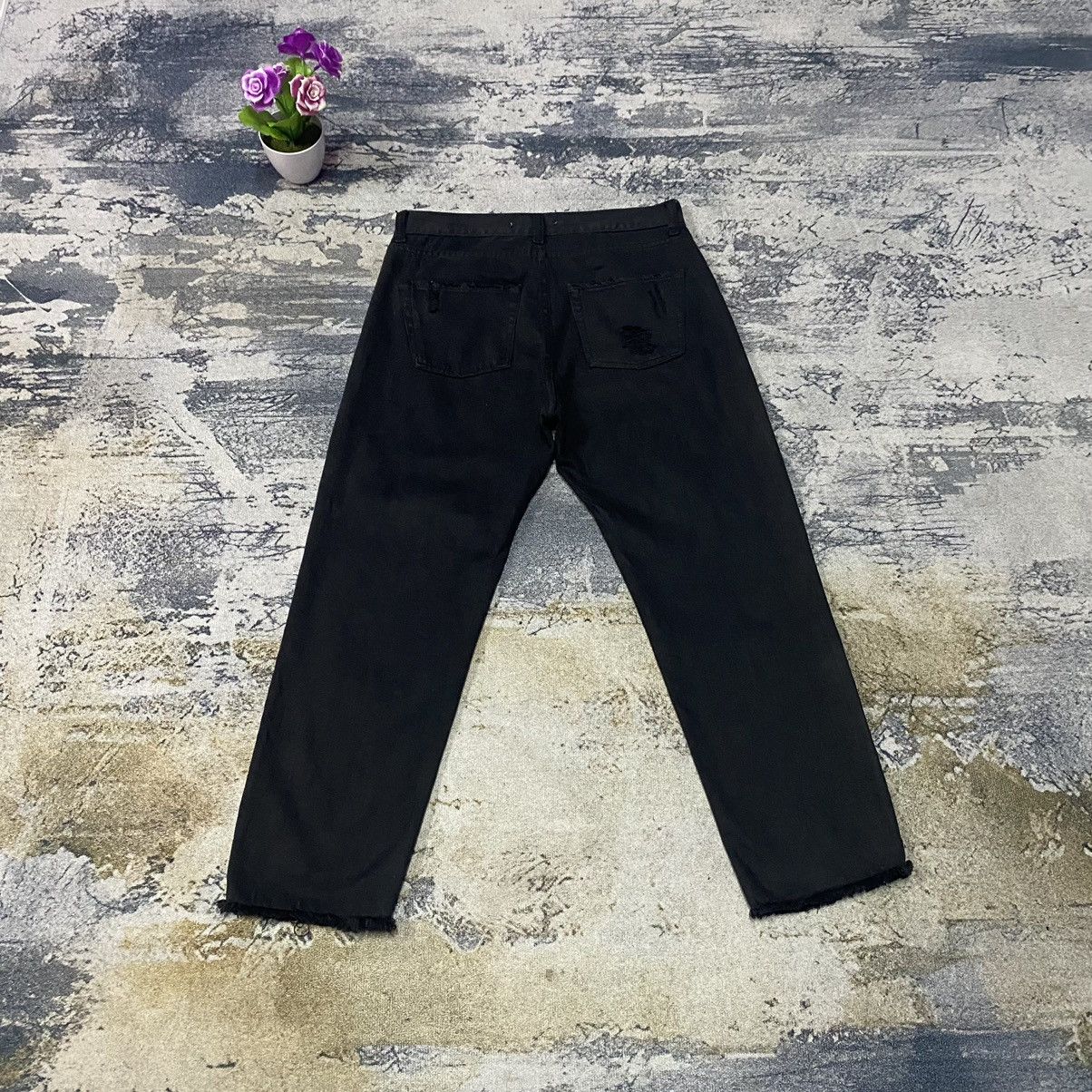 Vintage Vintage Designer Michela Mii Skinny Distressed Style Jeans Size US 30 / EU 46 - 2 Thumbnail