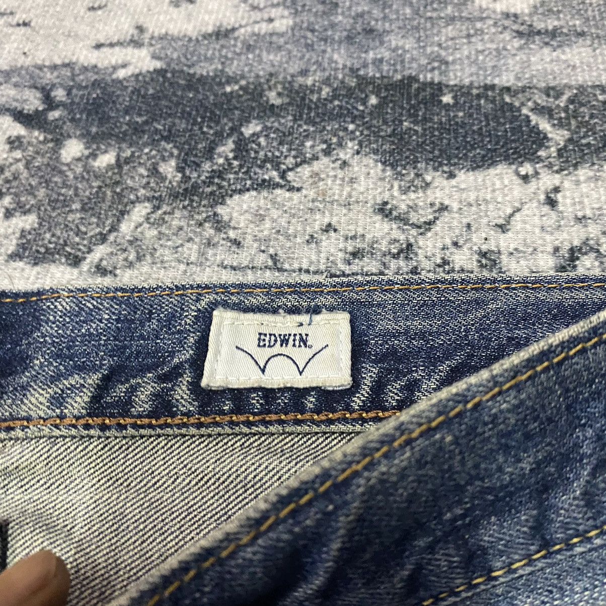 Japanese Brand × Vintage Gcw23🔥Vintage Japanese Edwin Stright Cut Distressed Jeans Size US 32 / EU 48 - 8 Thumbnail