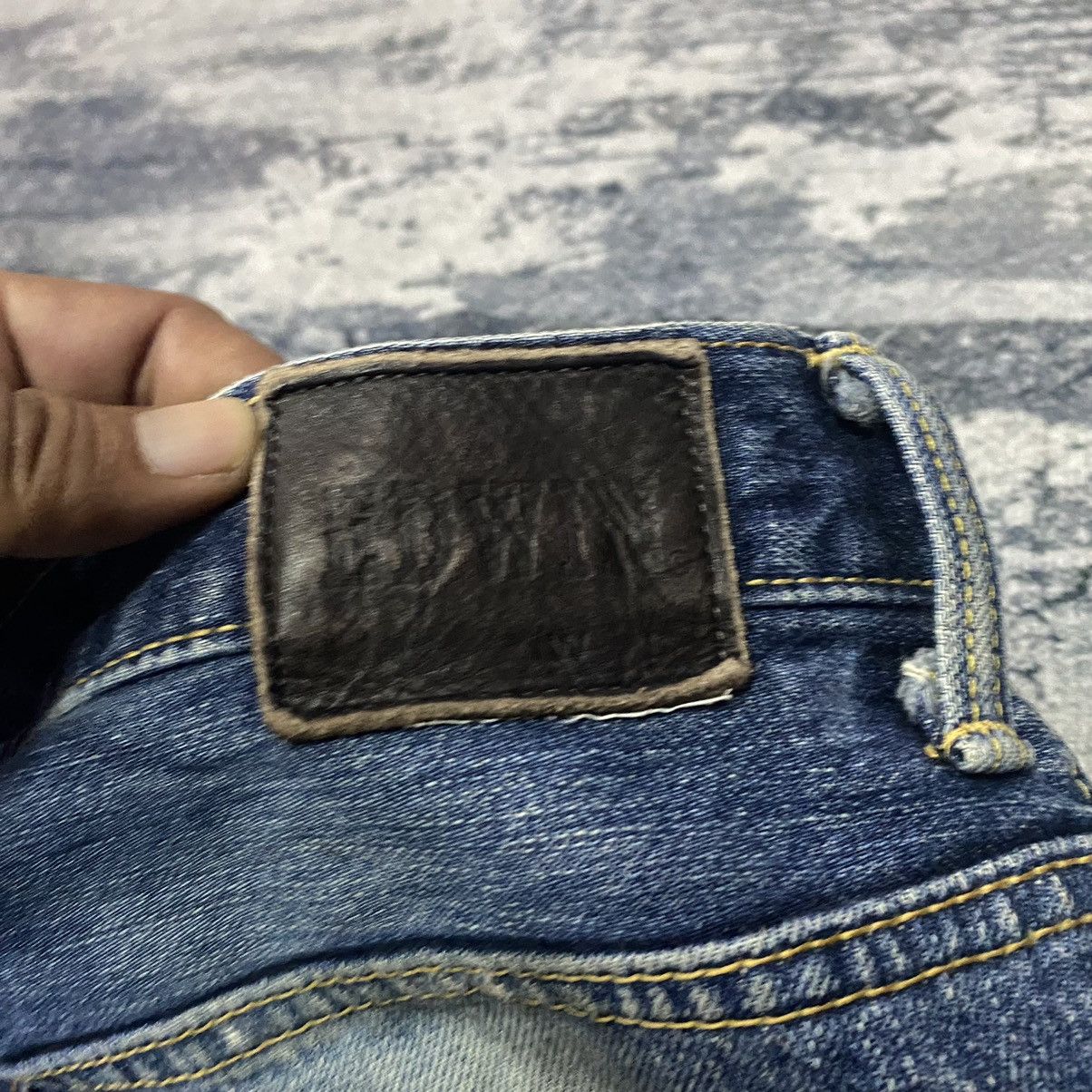 Japanese Brand × Vintage Gcw23🔥Vintage Japanese Edwin Stright Cut Distressed Jeans Size US 32 / EU 48 - 12 Thumbnail
