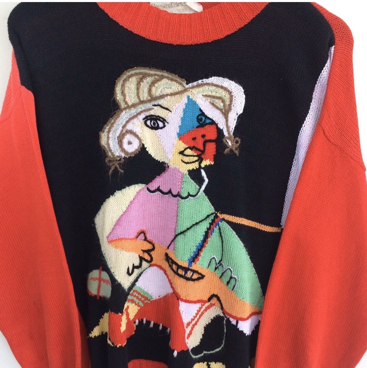 Vintage Vintage House Of Mrs.Chitose Tokio Picasso Design Knitwear Size US M / EU 48-50 / 2 - 3 Thumbnail