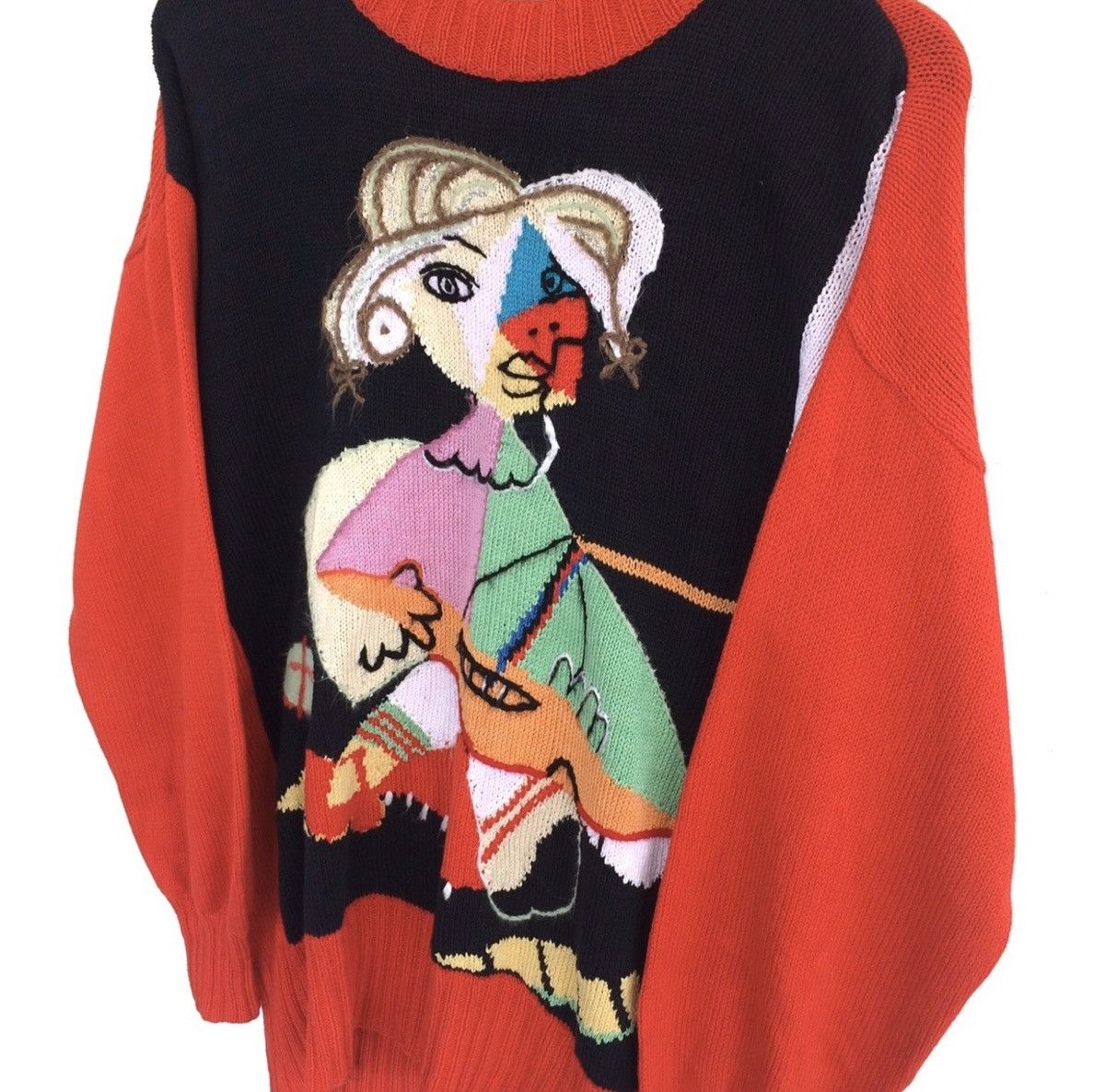 Vintage Vintage House Of Mrs.Chitose Tokio Picasso Design Knitwear Size US M / EU 48-50 / 2 - 4 Thumbnail