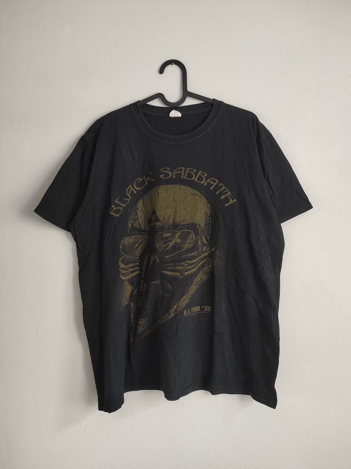 XYHJS Maglietta Uomo Black Sabbath - Classico Logo, T-Shirt Mezza Manica Nera - 2