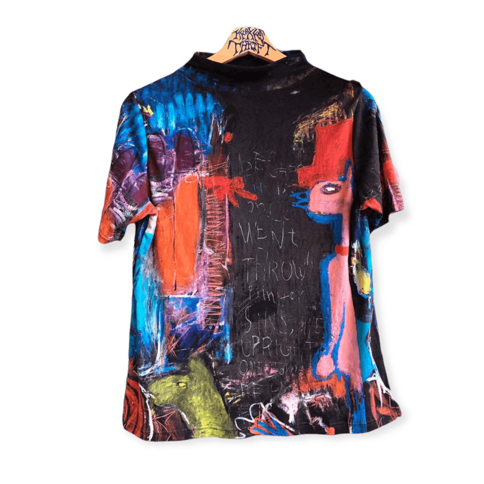 Hiroko Koshino Homme Archive Hiroko Koshino TRUNK All-Over Art Print Mock Neck - Size US S / EU 44-46 / 1 - 2 Thumbnail