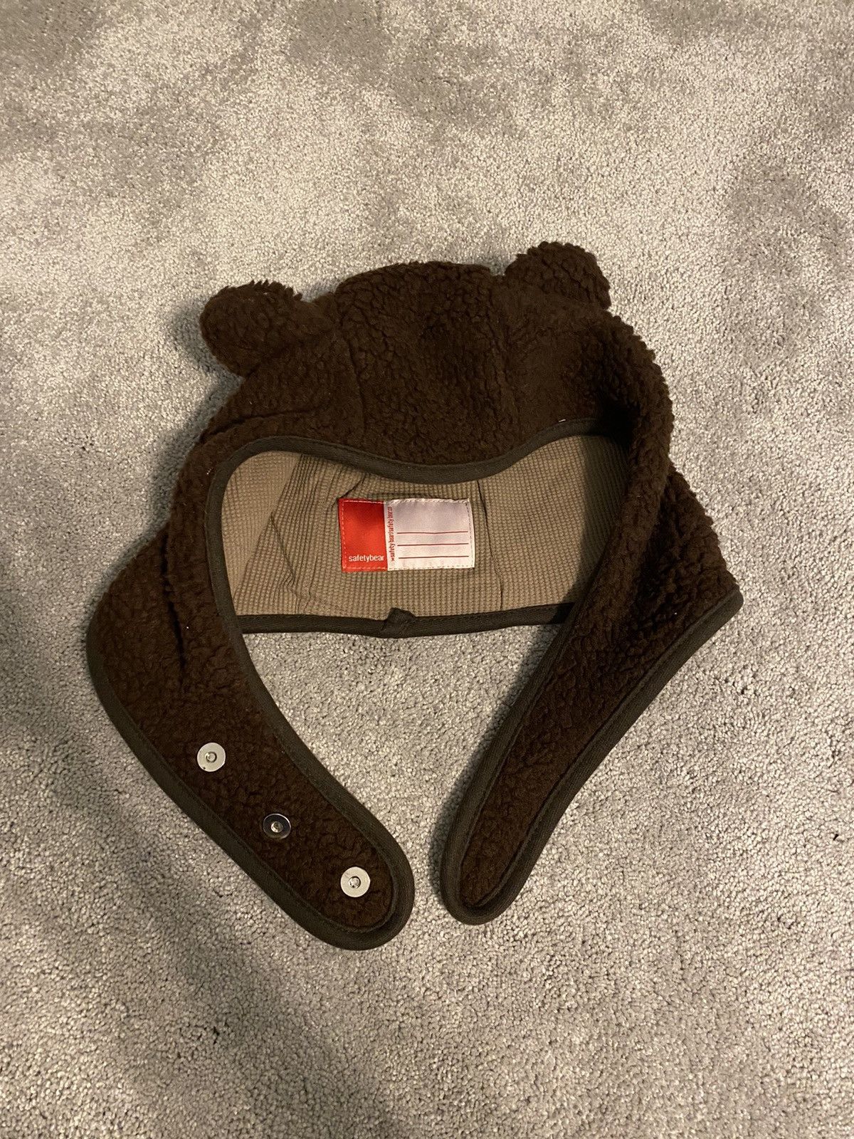 Streetwear Safety Bear Hat | Grailed