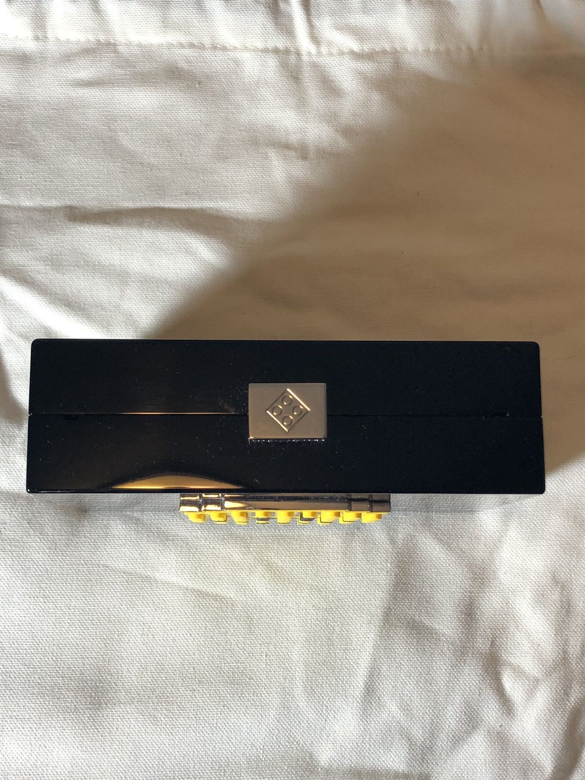 Vintage Les Petits Joueurs Black Grace Smile Perspex Clutch Size ONE SIZE - 8 Thumbnail