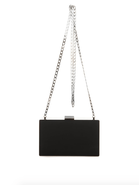 Vintage Les Petits Joueurs Black Grace Smile Perspex Clutch Size ONE SIZE - 3 Thumbnail