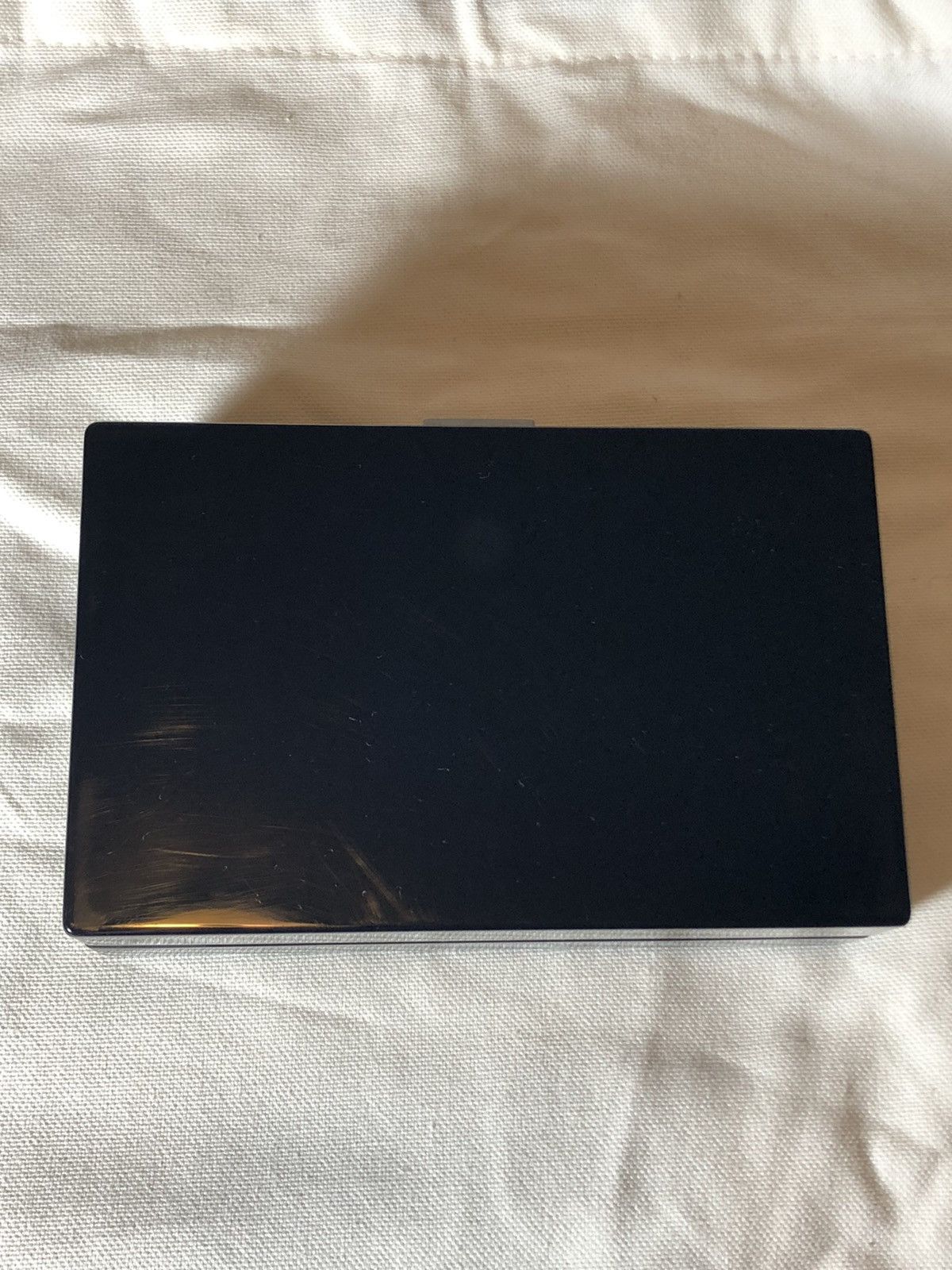 Vintage Les Petits Joueurs Black Grace Smile Perspex Clutch Size ONE SIZE - 7 Thumbnail