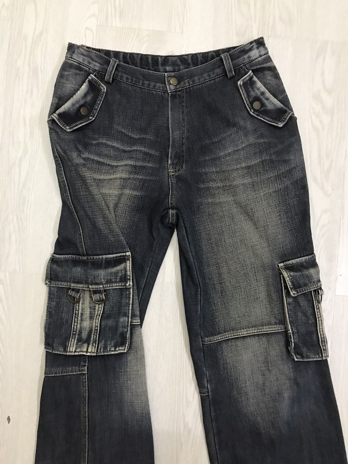 Marc Jacobs Marc Jacobs Cargo Pants Multipocket Jeans Size 28" / US 6 / IT 42 - 8 Thumbnail