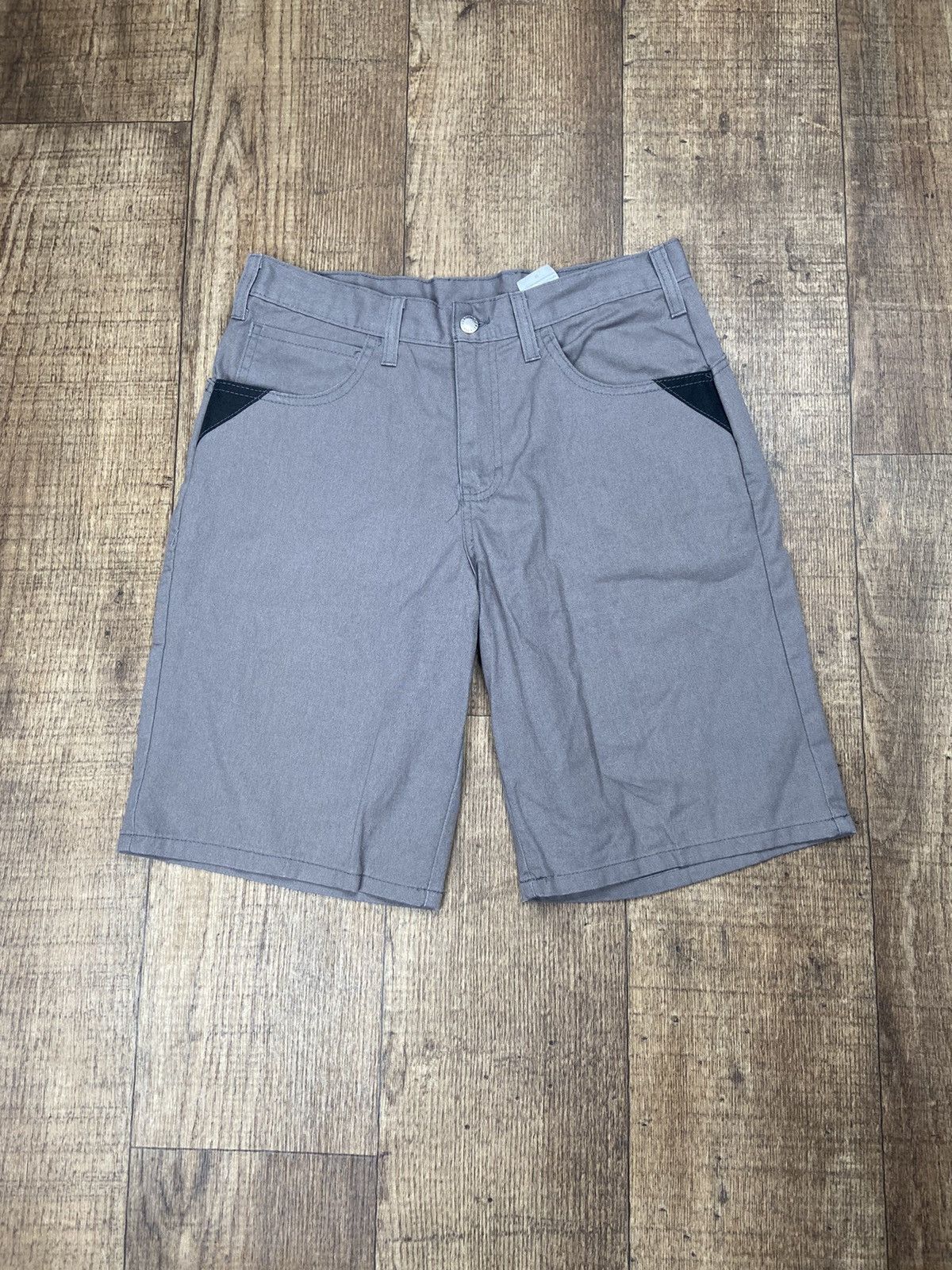 Dickies Faded Dickies Cargo Work Shorts Grey Skater Essential Unique Size US 32 / EU 48 - 2 Thumbnail