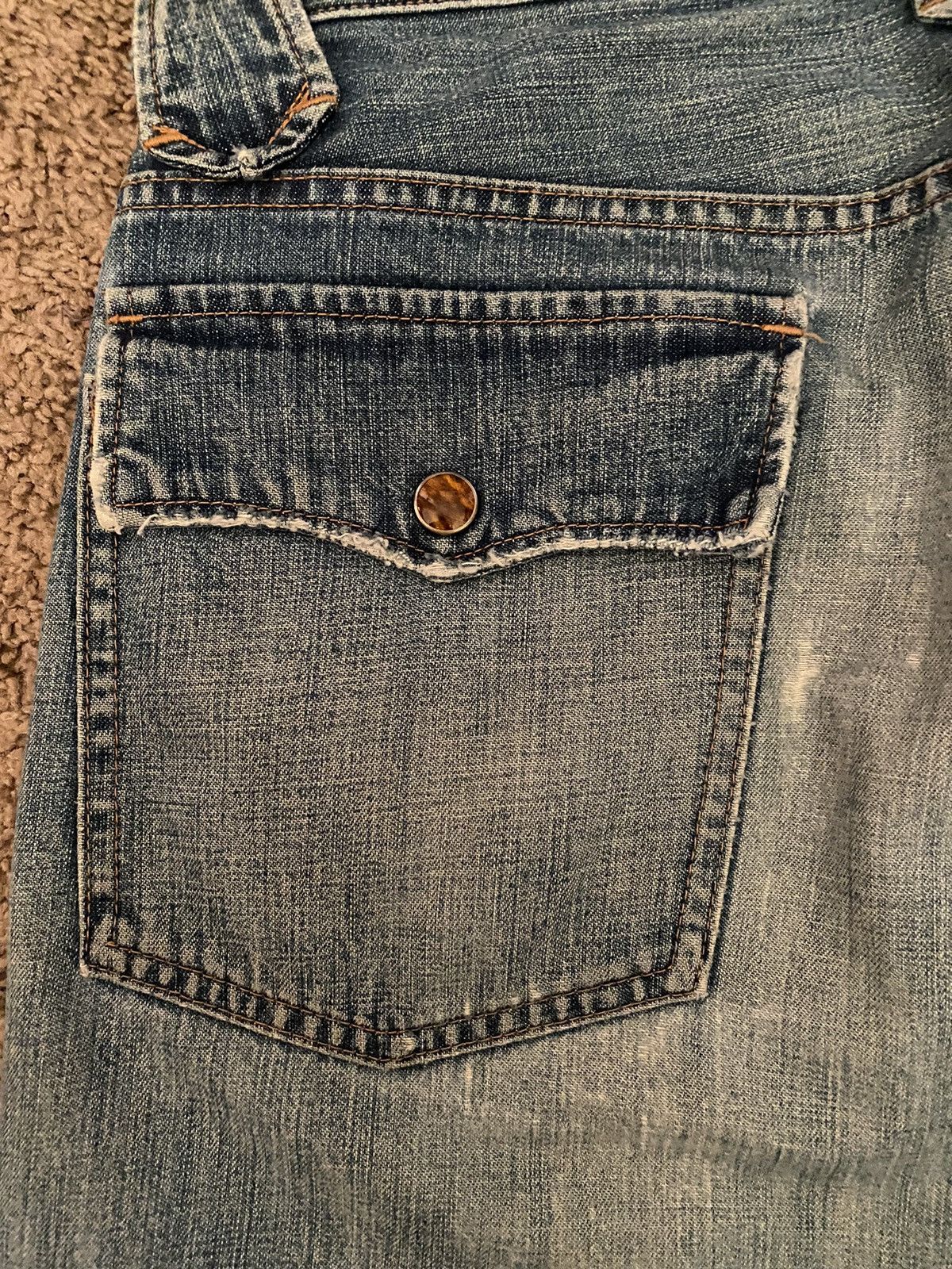 Needles Blue Distressed Denim Size US 32 / EU 48 - 3 Thumbnail