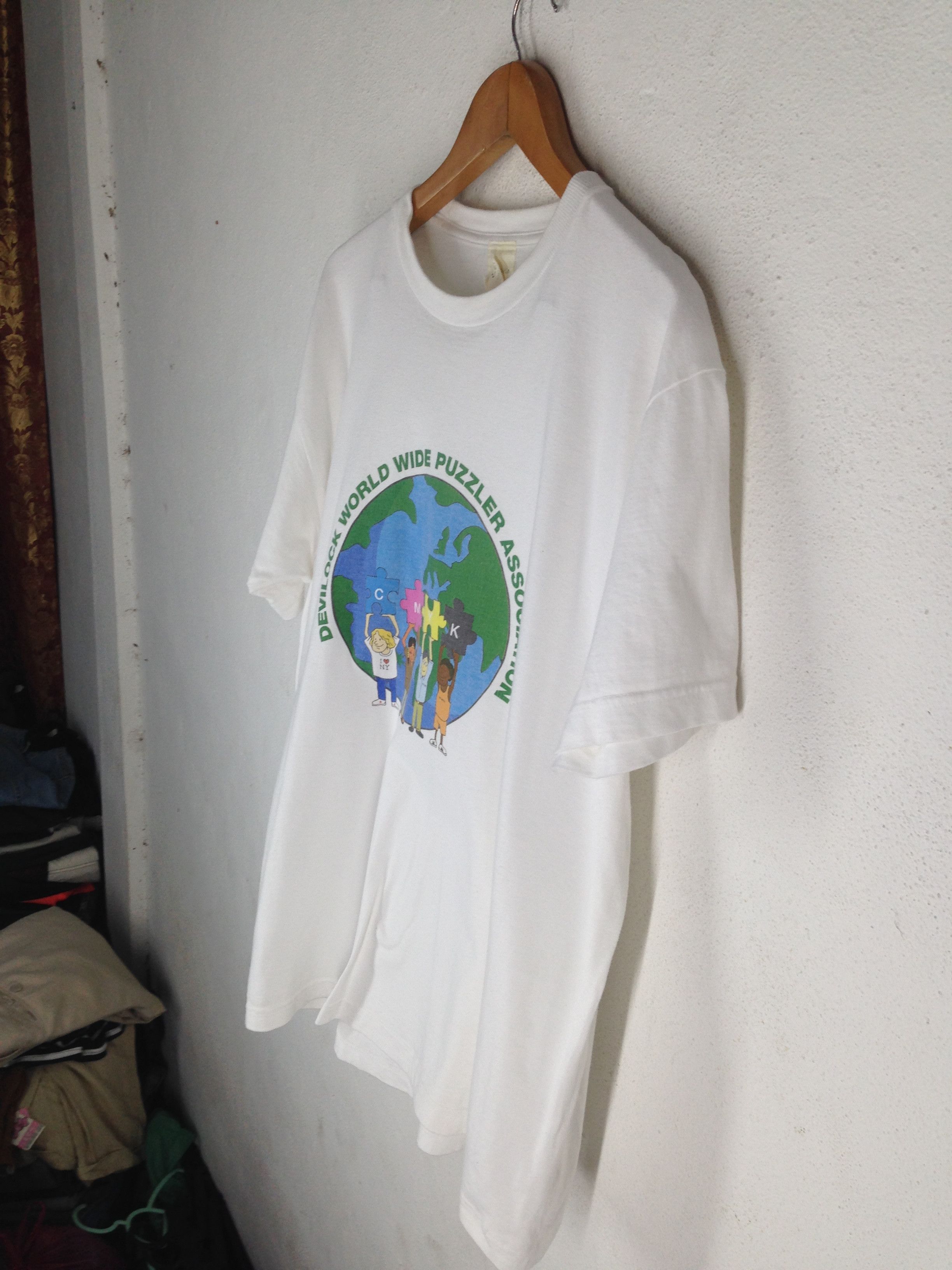 Devilock × Think Skateboards × Vintage Devilock World Wide Puzzler Association T-Shirts Size US M / EU 48-50 / 2 - 3 Thumbnail