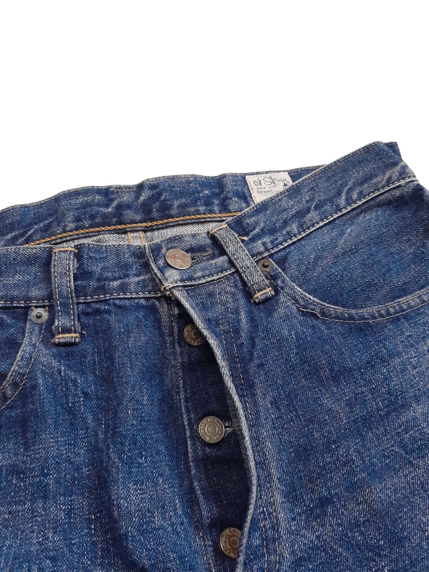 Orslow Orslow 105 Selvedge Japan Denim 1 year wash (E675) Size US 30 / EU 46 - 7 Thumbnail