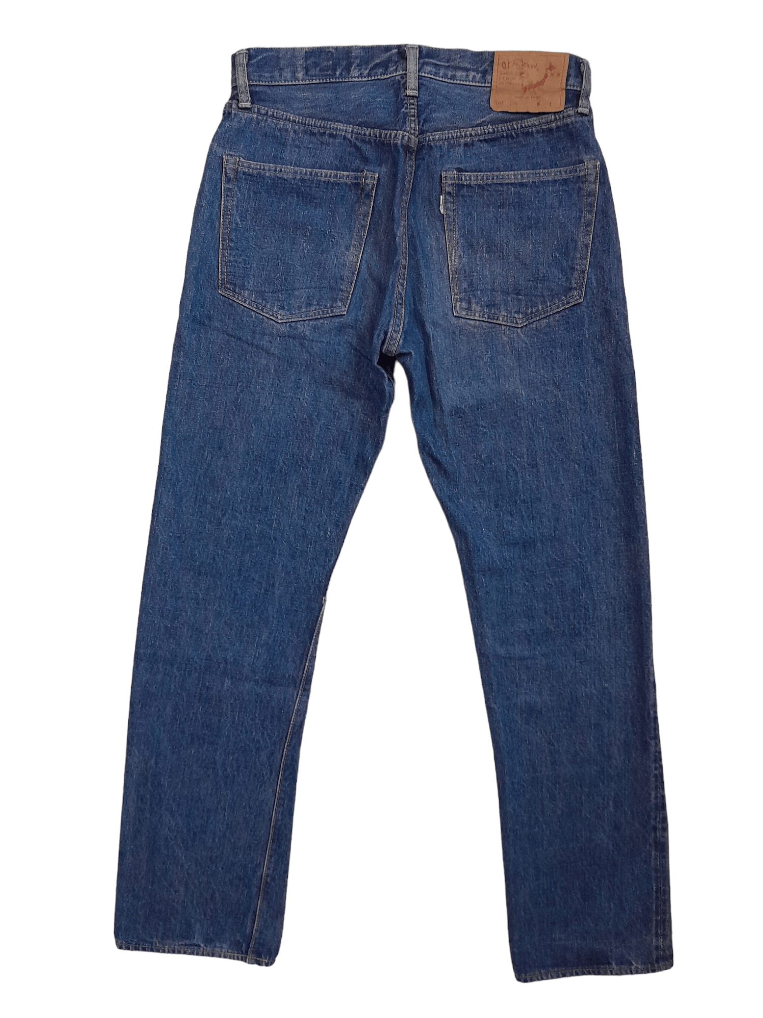 image of Orslow 105 Selvedge Japan Denim 1 Year Wash (E675) in Blue, Men's (Size 30)