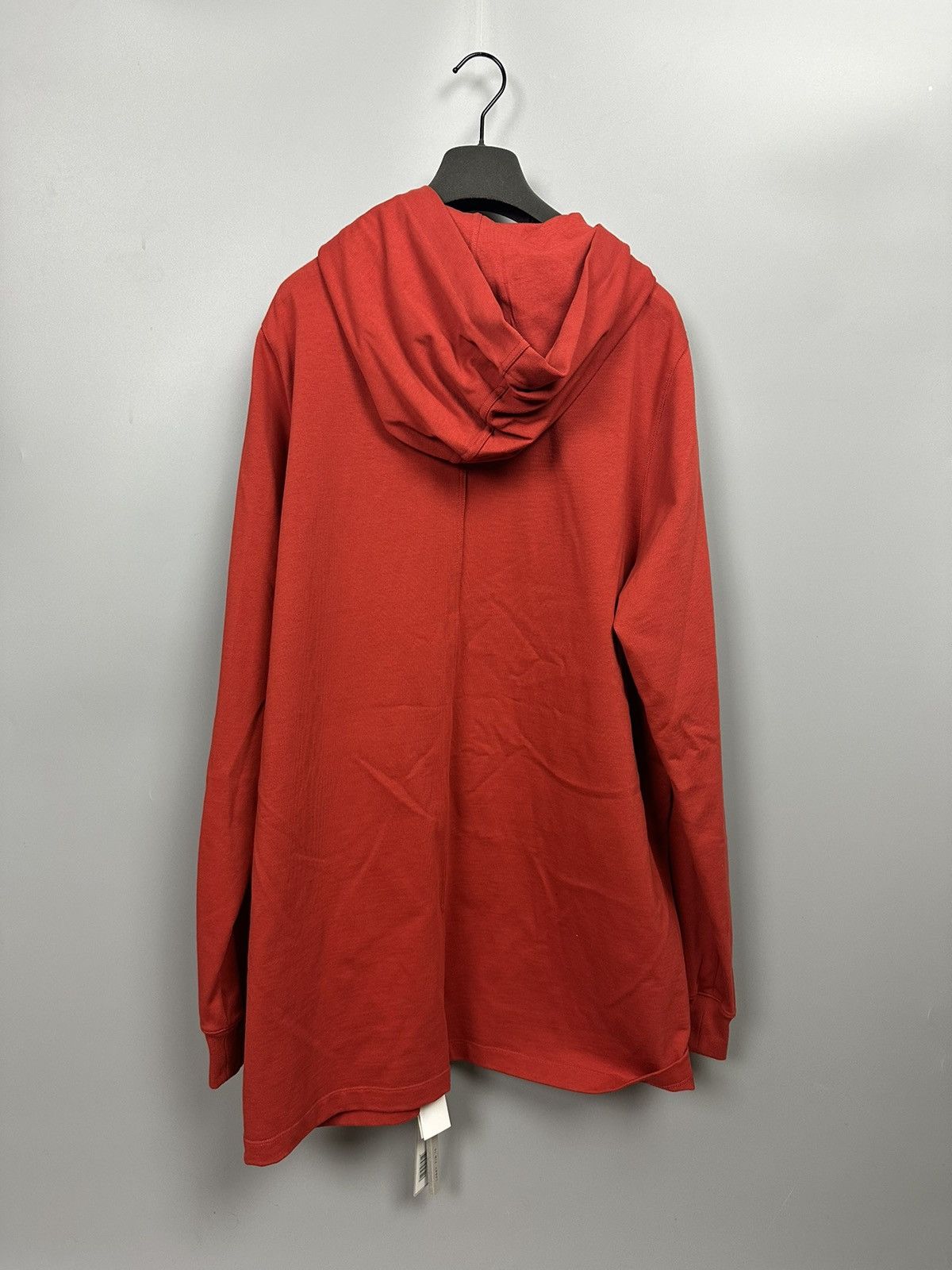 Rick Owens FW19 ‘LARRY’ Cardinal Red Pullover Hoodie Size US XL / EU 56 / 4 - 6 Thumbnail