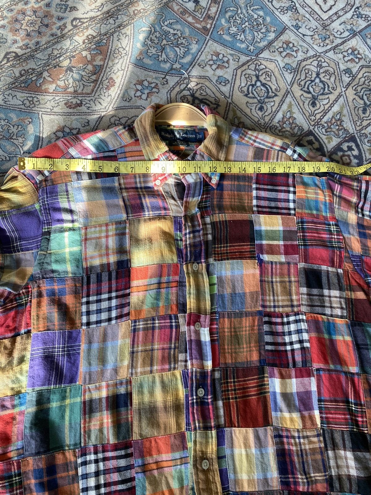 Polo Ralph Lauren Vintage Polo Ralph Lauren Flannel Patchwork Blake Oversized Size US S / EU 44-46 / 1 - 15 Thumbnail