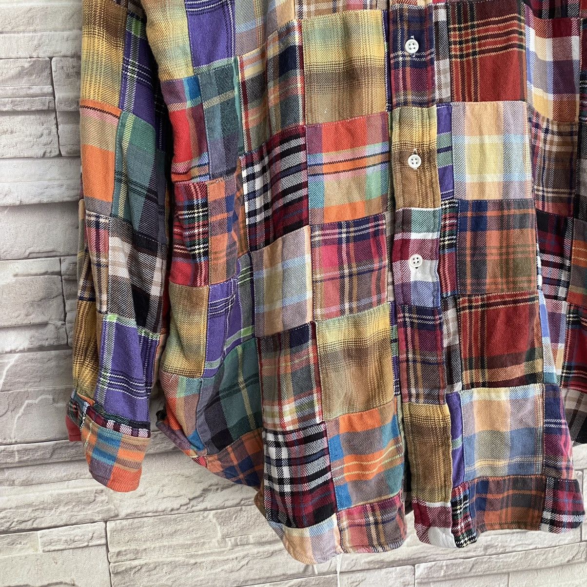 Polo Ralph Lauren Vintage Polo Ralph Lauren Flannel Patchwork Blake Oversized Size US S / EU 44-46 / 1 - 5 Thumbnail