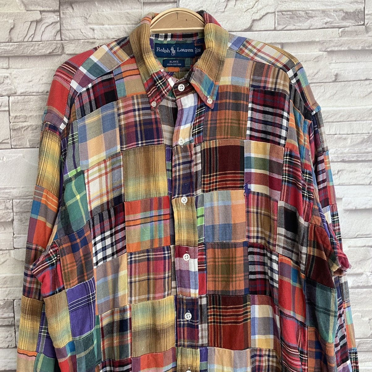 Polo Ralph Lauren Vintage Polo Ralph Lauren Flannel Patchwork Blake Oversized Size US S / EU 44-46 / 1 - 4 Thumbnail
