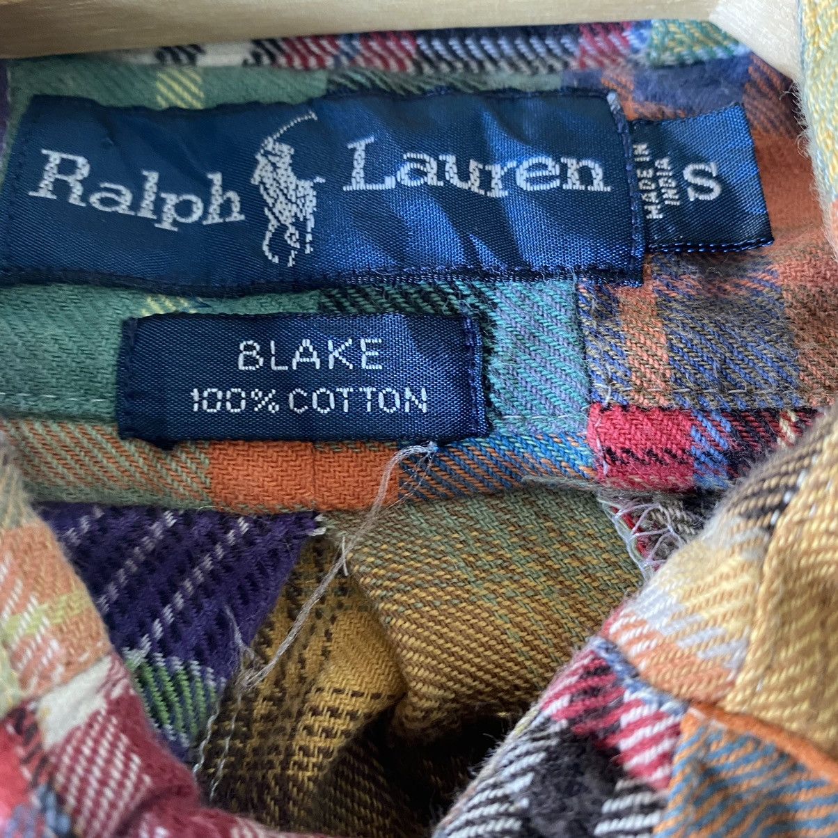 Polo Ralph Lauren Vintage Polo Ralph Lauren Flannel Patchwork Blake Oversized Size US S / EU 44-46 / 1 - 11 Thumbnail