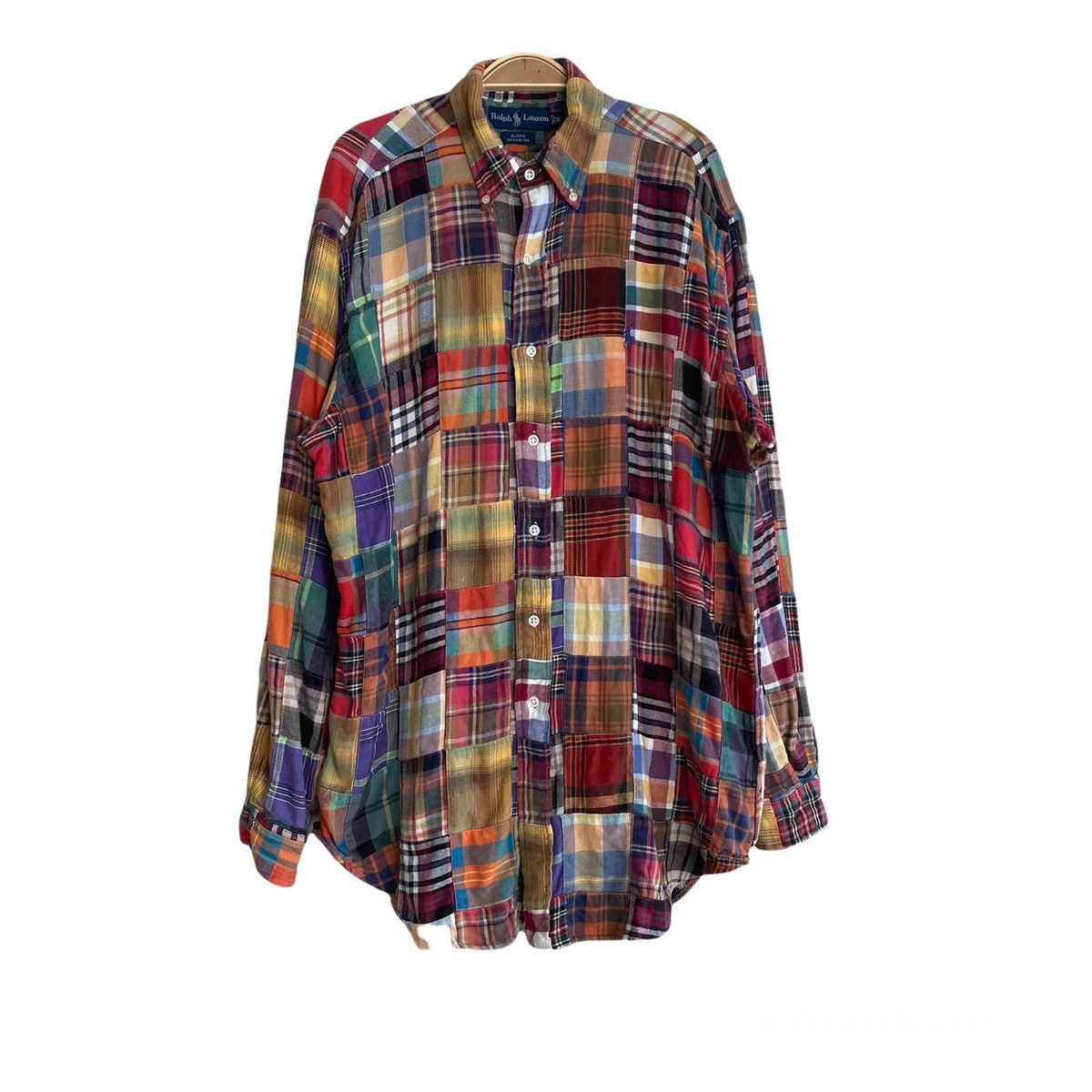Polo Ralph Lauren Vintage Polo Ralph Lauren Flannel Patchwork Blake Oversized Size US S / EU 44-46 / 1 - 1 Thumbnail