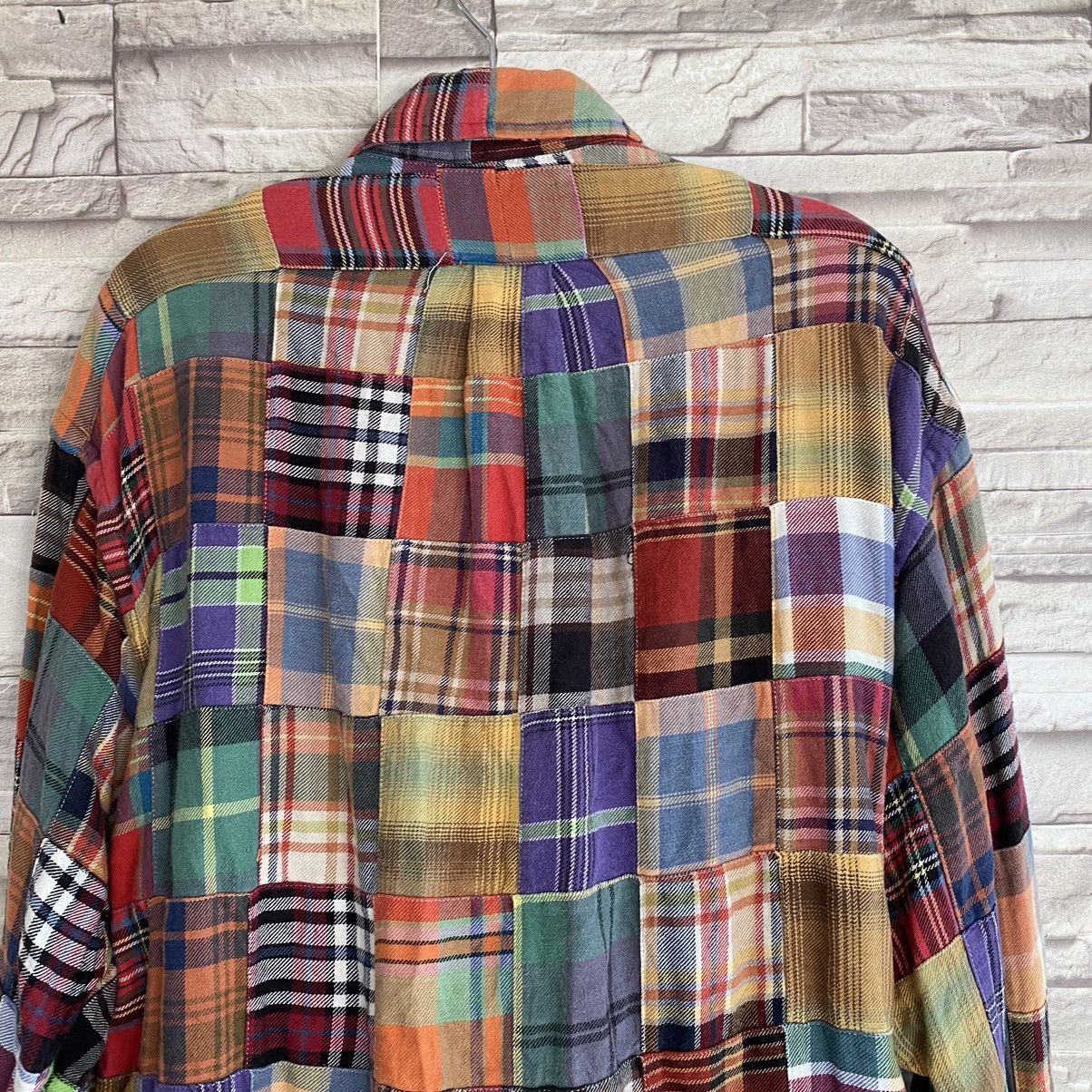 Polo Ralph Lauren Vintage Polo Ralph Lauren Flannel Patchwork Blake Oversized Size US S / EU 44-46 / 1 - 9 Thumbnail