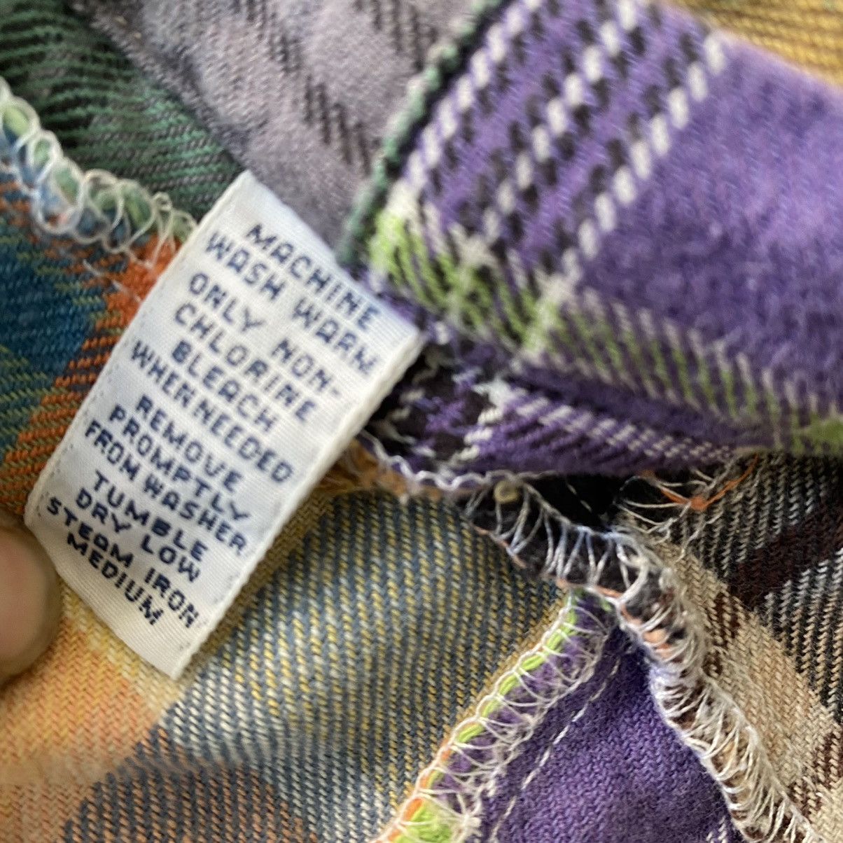 Polo Ralph Lauren Vintage Polo Ralph Lauren Flannel Patchwork Blake Oversized Size US S / EU 44-46 / 1 - 10 Thumbnail