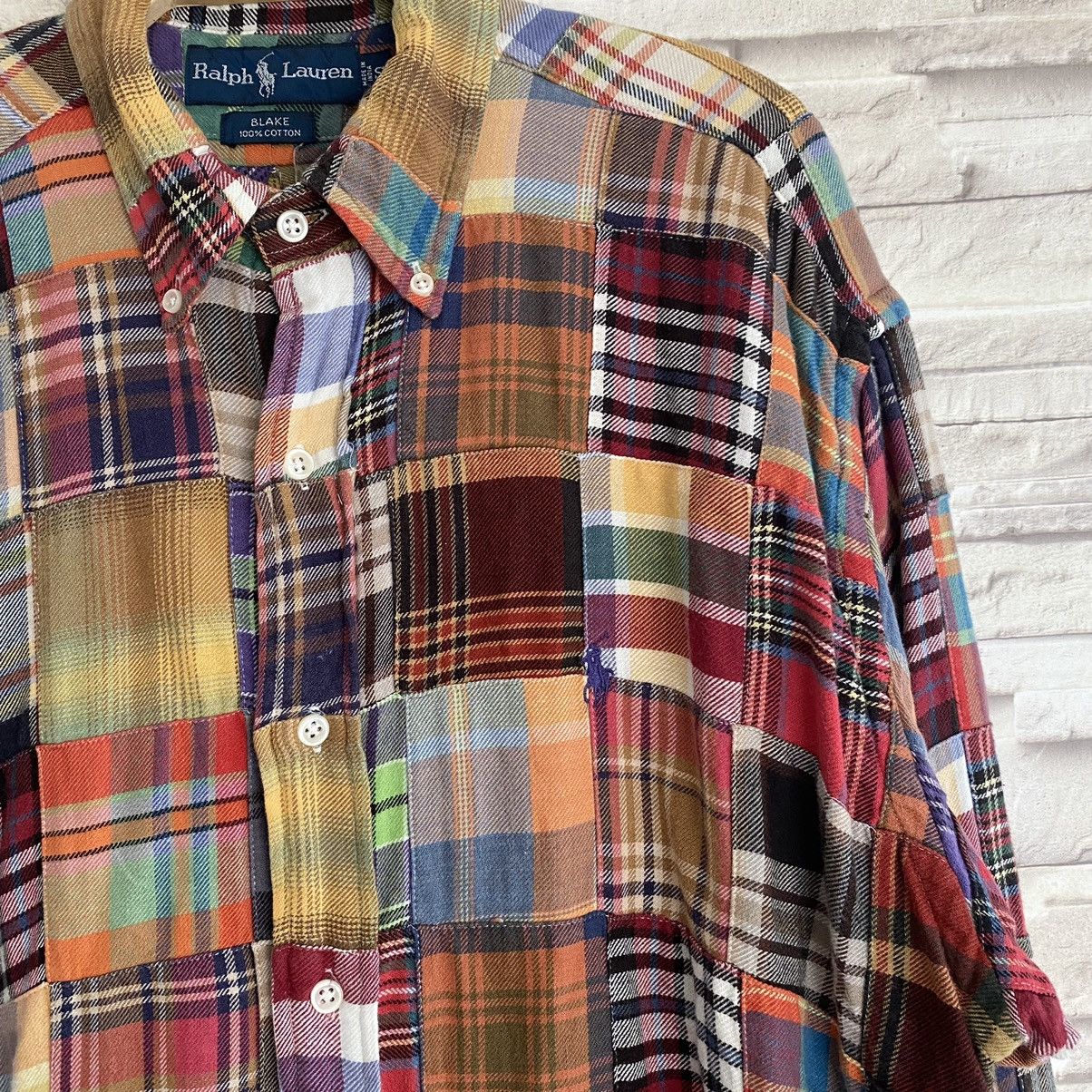 Polo Ralph Lauren Vintage Polo Ralph Lauren Flannel Patchwork Blake Oversized Size US S / EU 44-46 / 1 - 7 Thumbnail