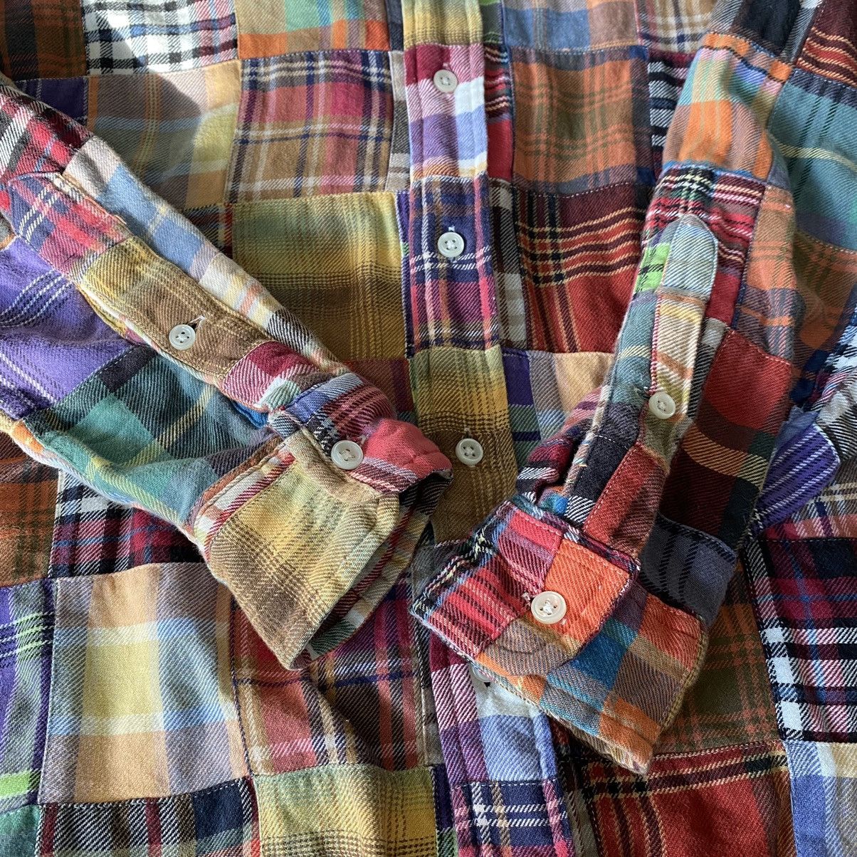 Polo Ralph Lauren Vintage Polo Ralph Lauren Flannel Patchwork Blake Oversized Size US S / EU 44-46 / 1 - 12 Thumbnail
