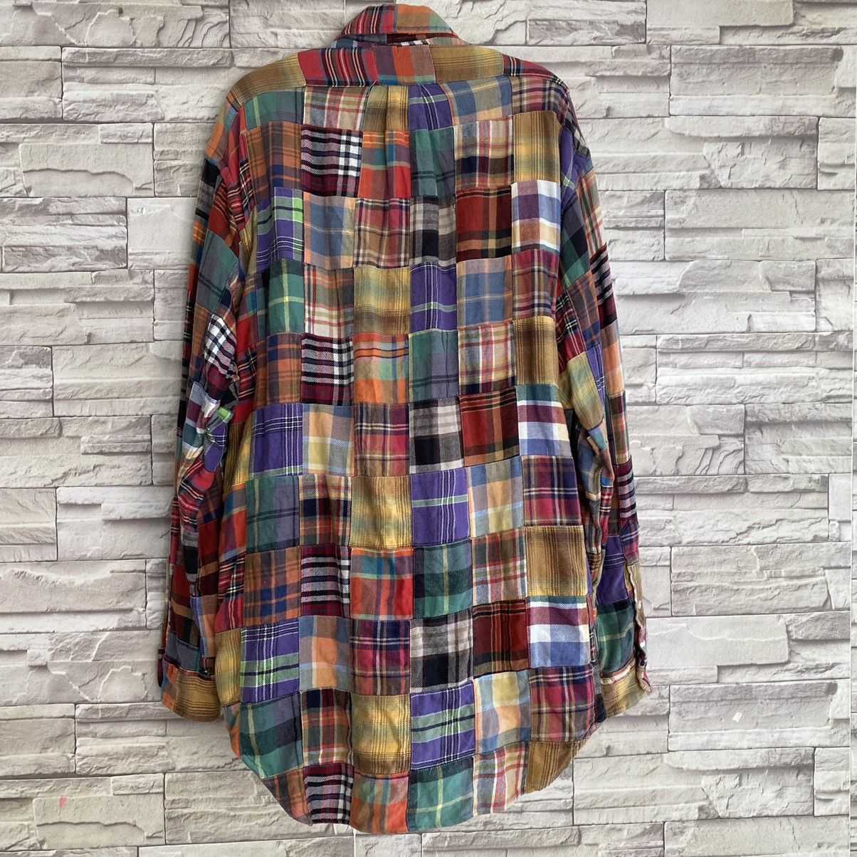 Polo Ralph Lauren Vintage Polo Ralph Lauren Flannel Patchwork Blake Oversized Size US S / EU 44-46 / 1 - 8 Thumbnail