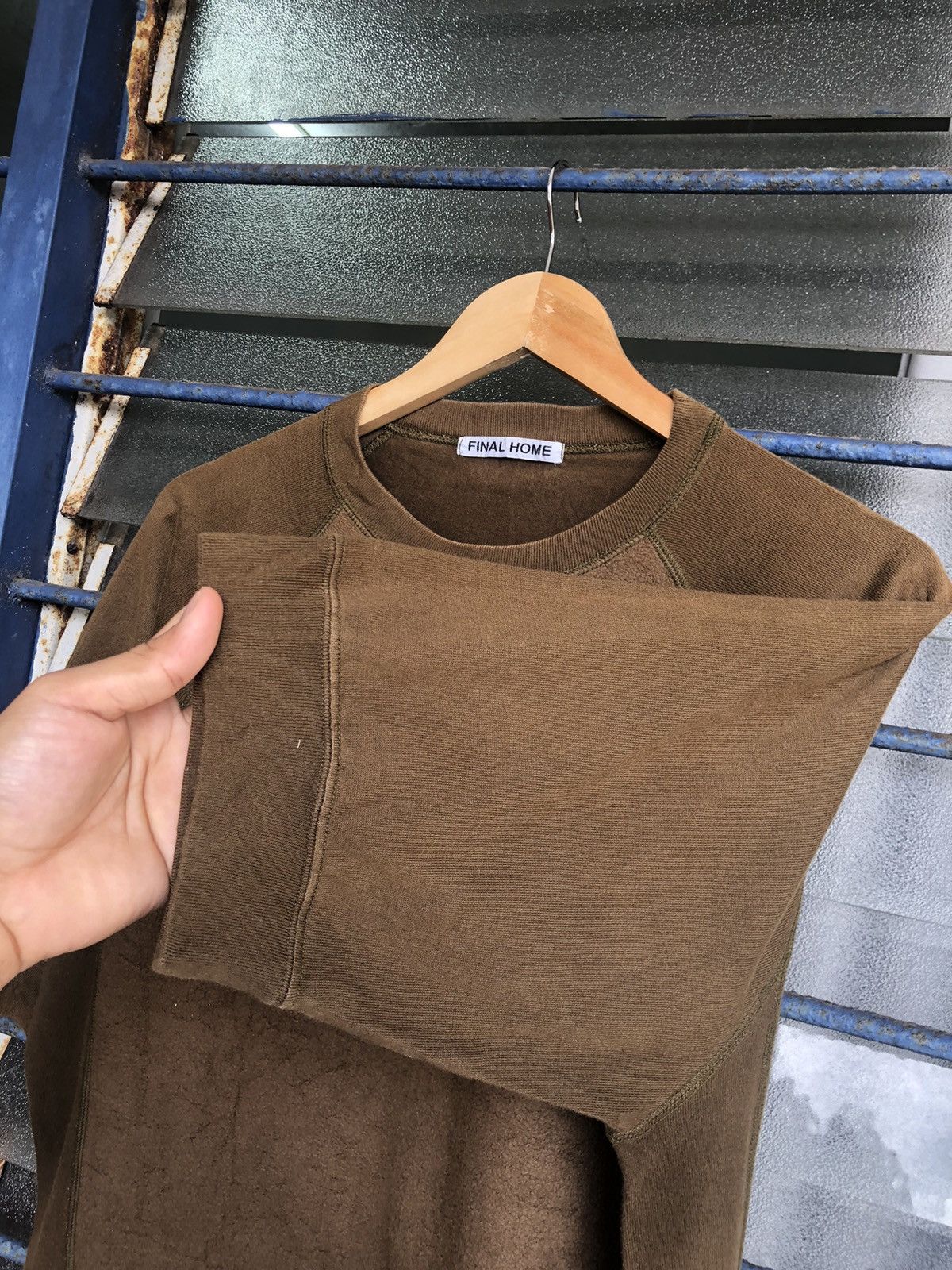 Final Home Rare Vintage Final Home Clothing Solutions Faded Brown Shirt Size US M / EU 48-50 / 2 - 11 Thumbnail