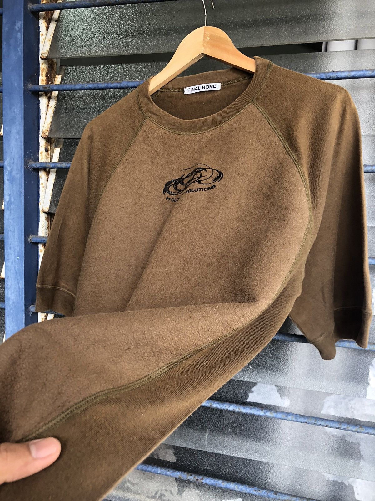 Final Home Rare Vintage Final Home Clothing Solutions Faded Brown Shirt Size US M / EU 48-50 / 2 - 10 Thumbnail