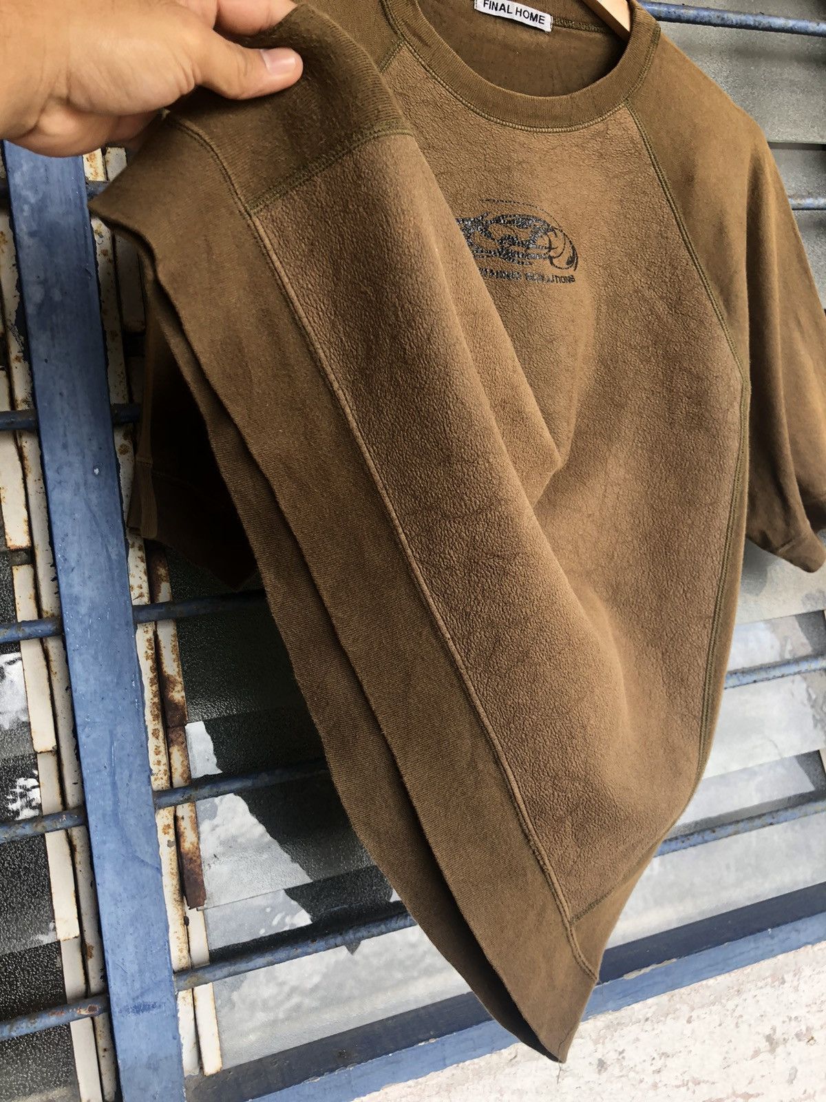 Final Home Rare Vintage Final Home Clothing Solutions Faded Brown Shirt Size US M / EU 48-50 / 2 - 8 Thumbnail
