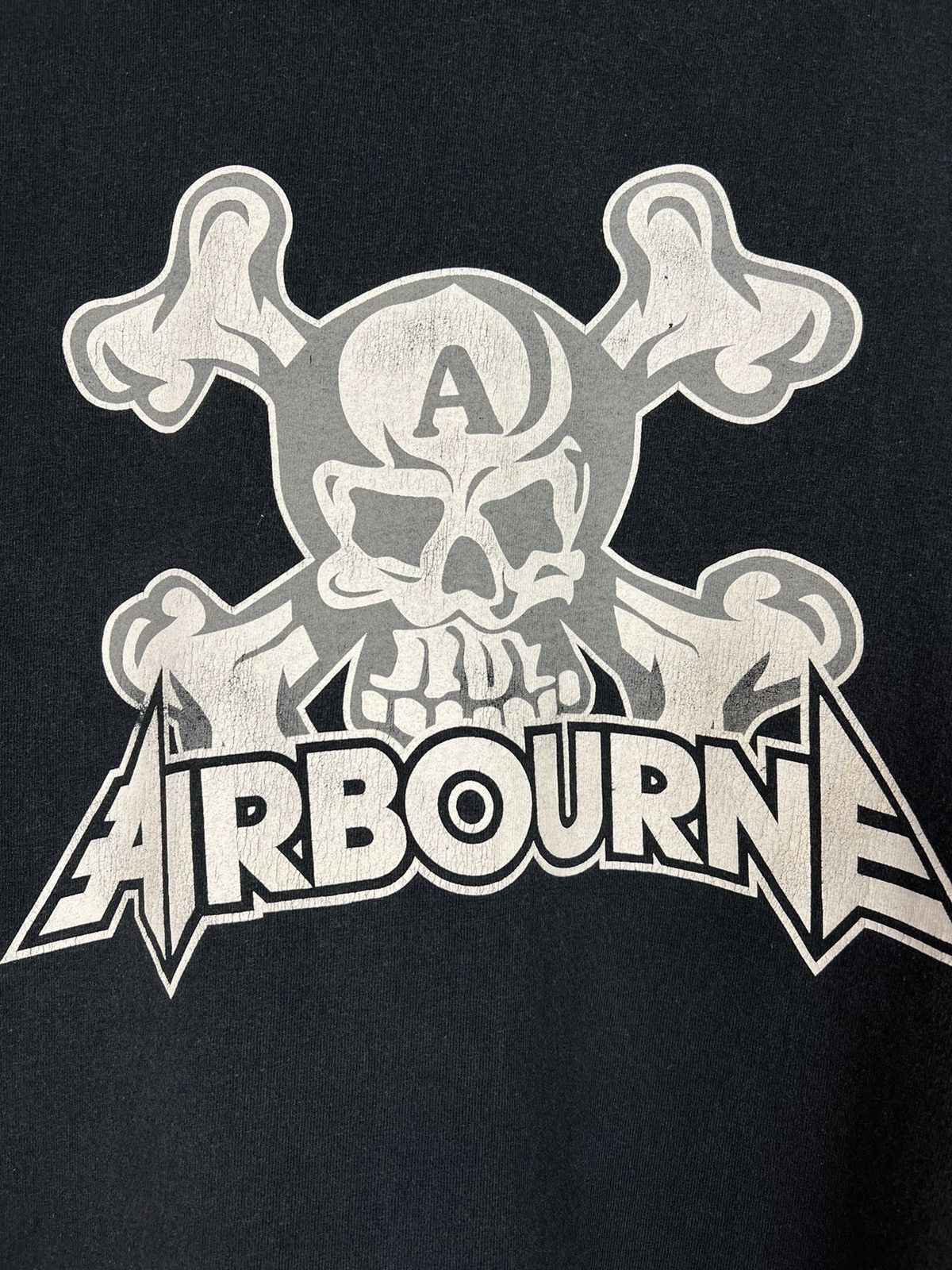 Vintage Airbourne rock shirt tee 2010 vintage Size US XL / EU 56 / 4 - 2 Thumbnail