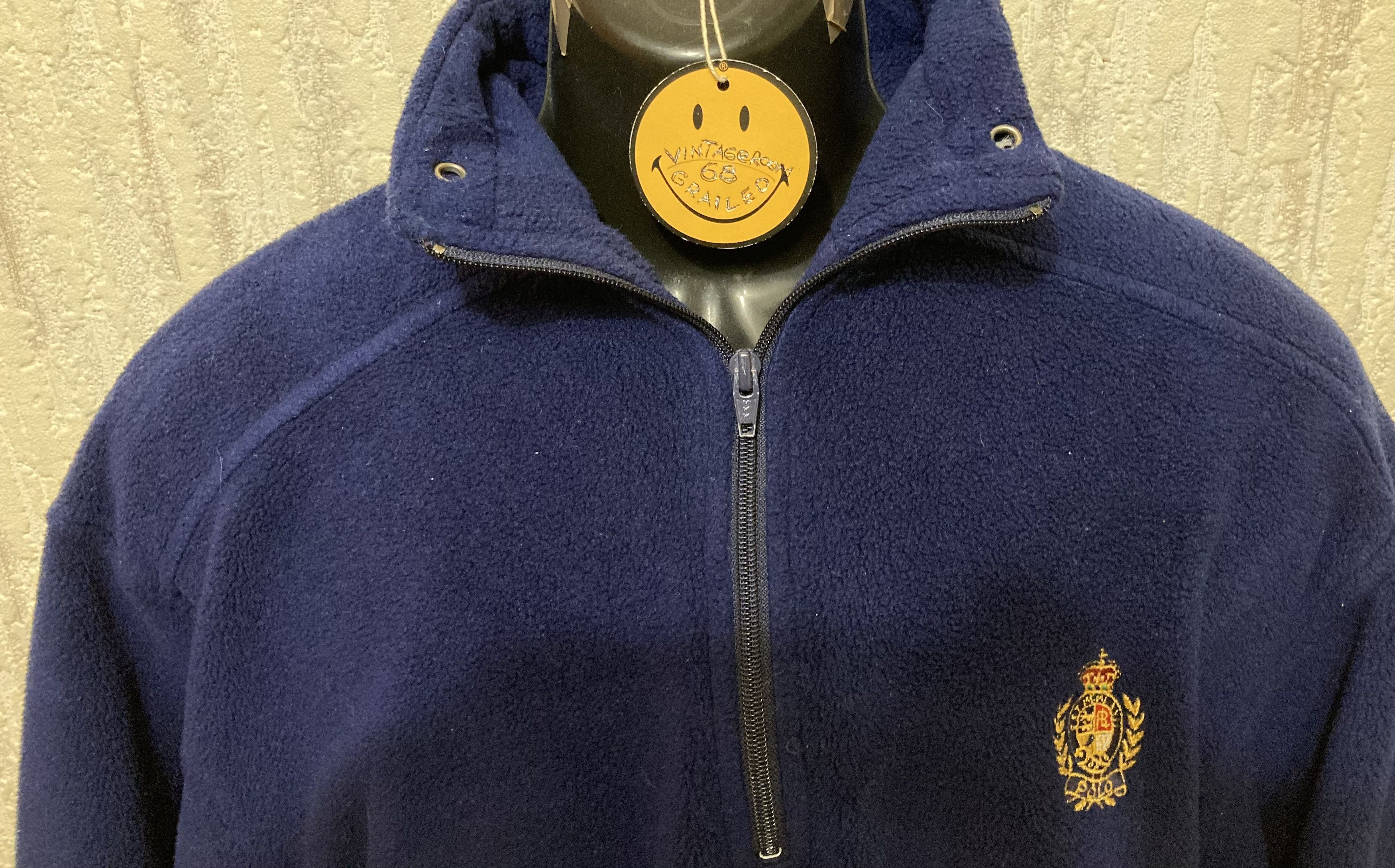Polo Ralph Lauren Vintage Polo Ralph Lauren Polartec Fleece Short Zip Jacket Size US XL / EU 56 / 4 - 3 Thumbnail