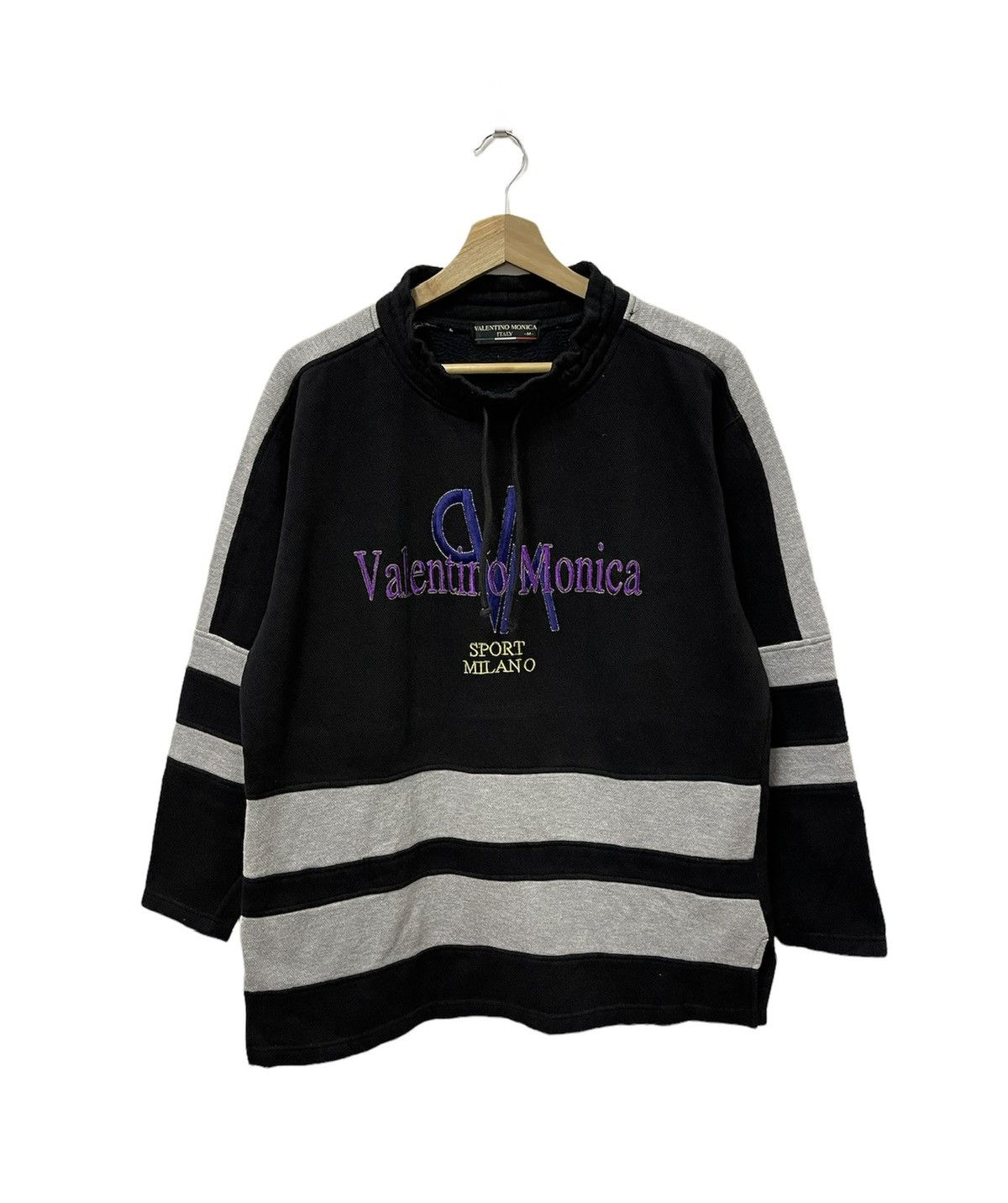 Japanese Brand × Vintage Vintage Valentino Monica Spell Out Embroidery Sweatshirt Size US M / EU 48-50 / 2 - 1 Thumbnail