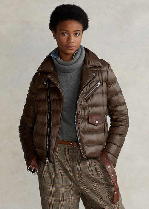 Ralph lauren moto store down jacket