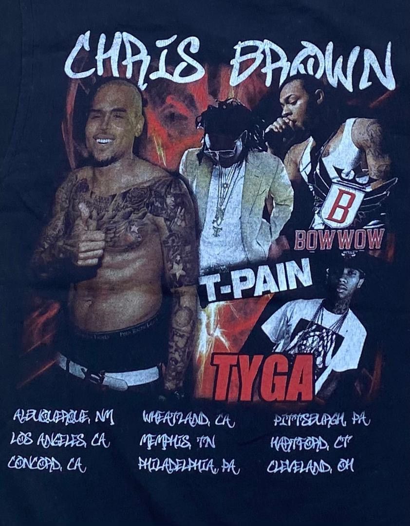 Band Tees × Vintage Chris Brown A37 Size US M / EU 48-50 / 2 - 4 Thumbnail