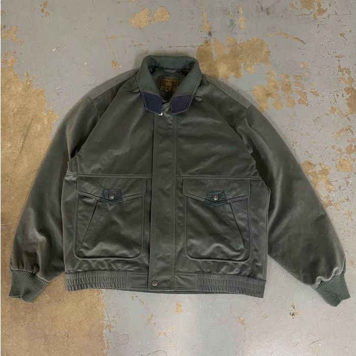 Vintage y2k military style blouson boxy work jacket sz L | Grailed