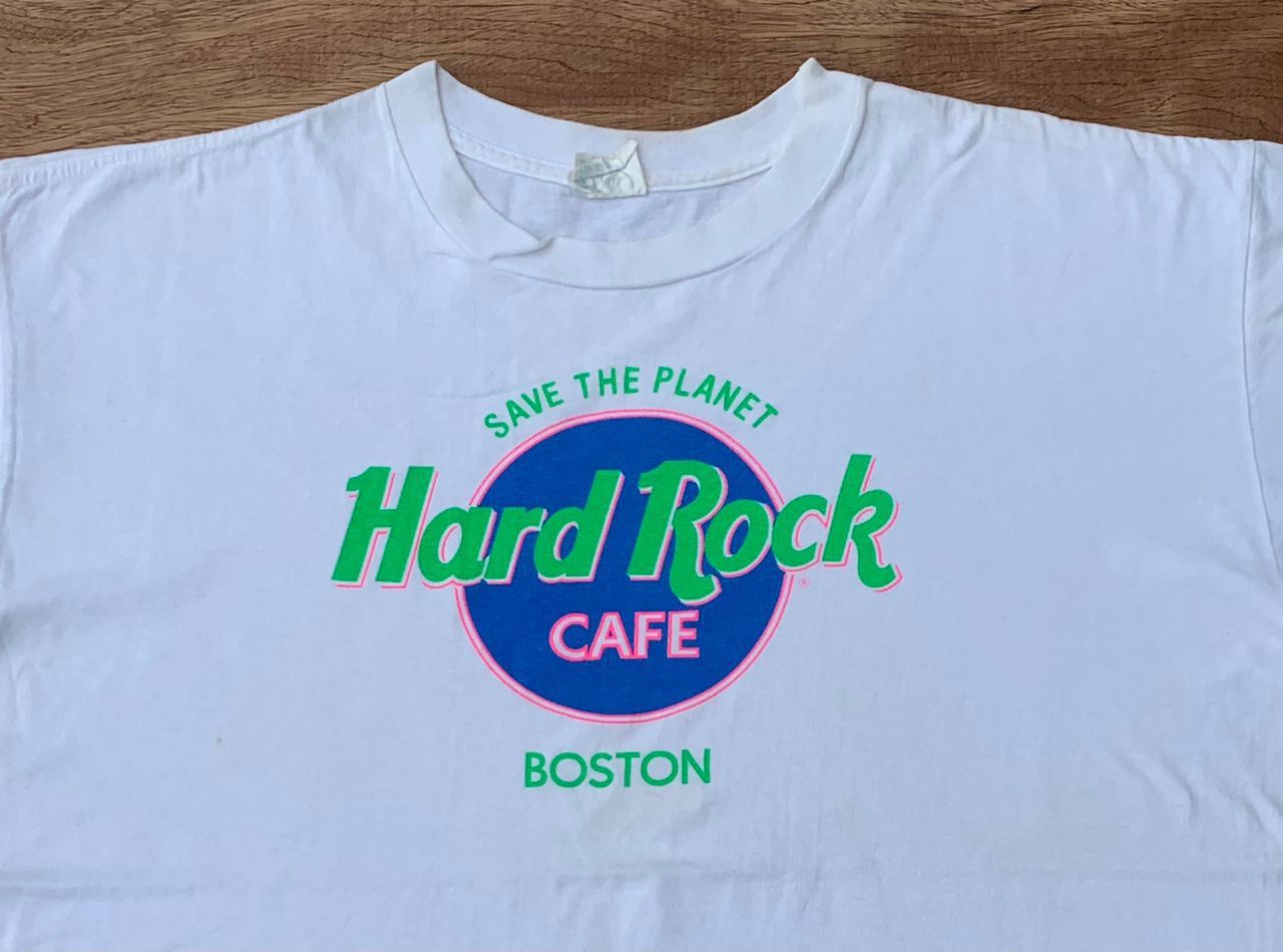 Hard Rock Cafe × Vintage vintage tee D 37 Hard Rock cafe boston Size US XL / EU 56 / 4 - 2 Thumbnail