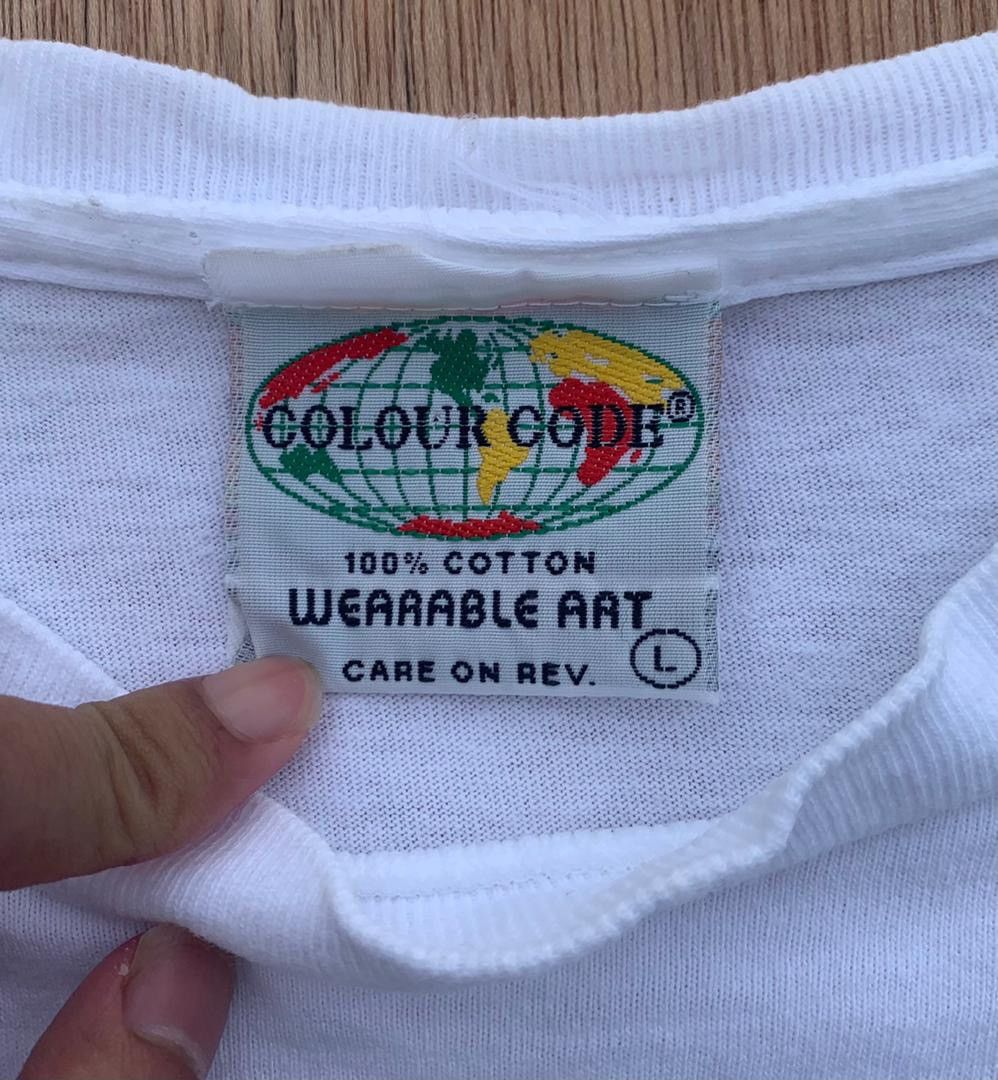Vintage vintage tee Rasta Reggae A35 Size US L / EU 52-54 / 3 - 3 Thumbnail