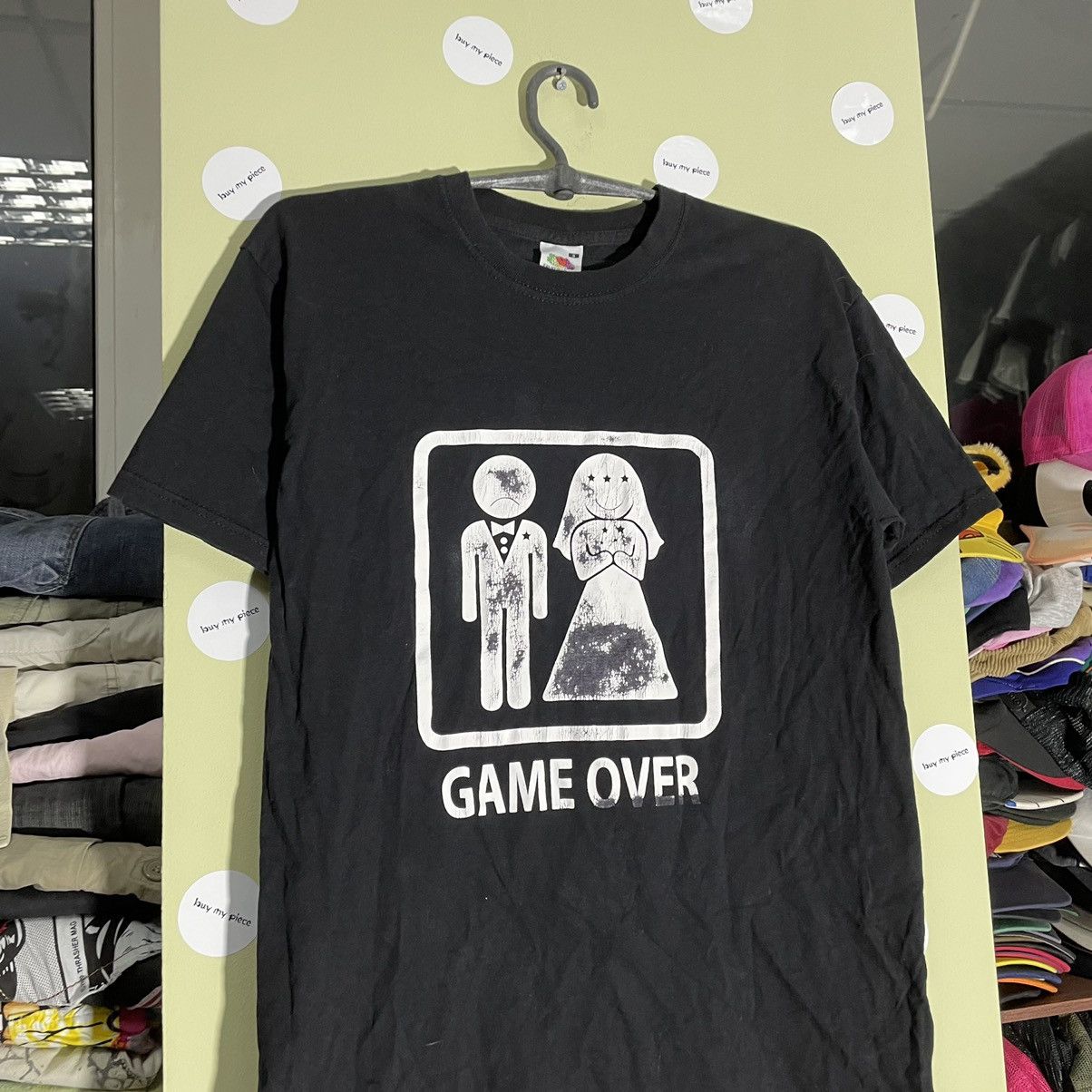 Vintage Vintage Y2K Graphic Tee Game Over Wife Humor Streetwear S Size US S / EU 44-46 / 1 - 4 Thumbnail