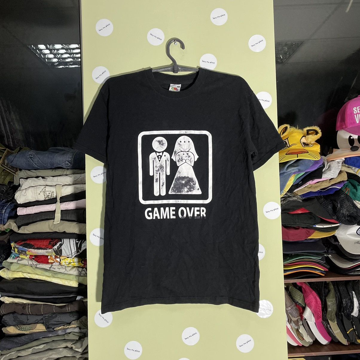 Vintage Vintage Y2K Graphic Tee Game Over Wife Humor Streetwear S Size US S / EU 44-46 / 1 - 2 Thumbnail