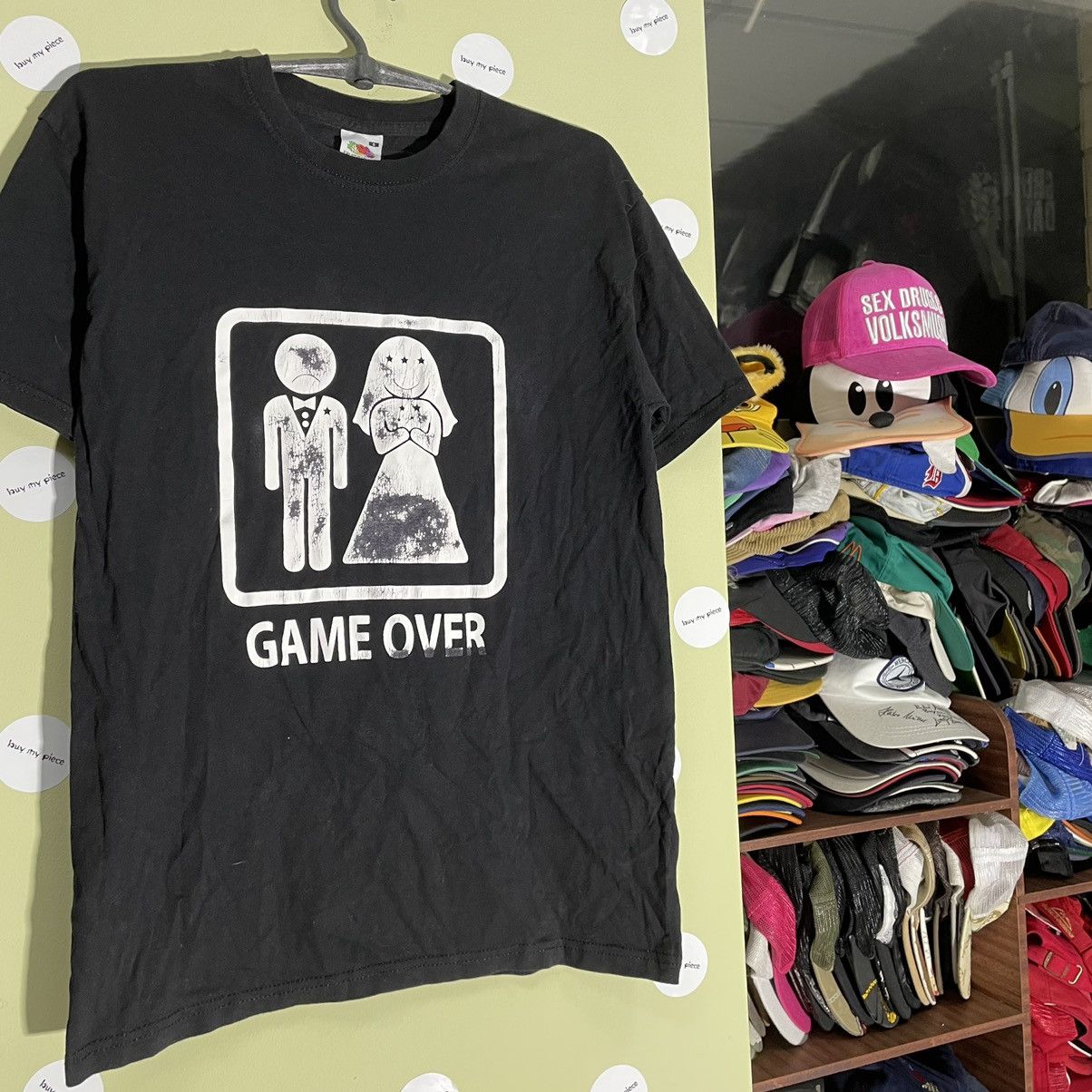 Vintage Vintage Y2K Graphic Tee Game Over Wife Humor Streetwear S Size US S / EU 44-46 / 1 - 5 Thumbnail