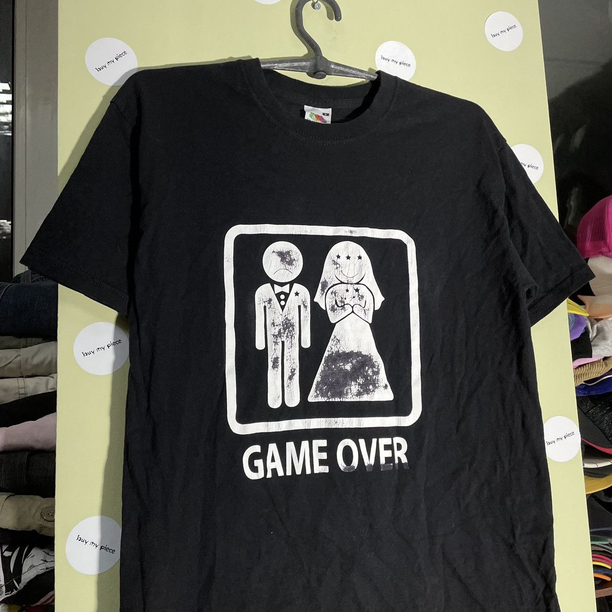 Vintage Vintage Y2K Graphic Tee Game Over Wife Humor Streetwear S Size US S / EU 44-46 / 1 - 6 Thumbnail