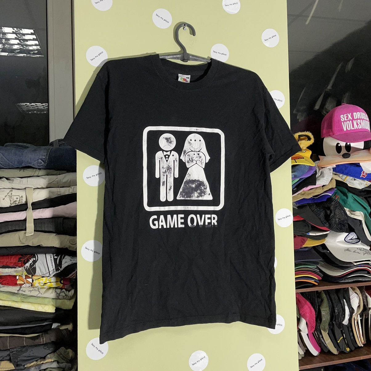 Vintage Vintage Y2K Graphic Tee Game Over Wife Humor Streetwear S Size US S / EU 44-46 / 1 - 1 Thumbnail