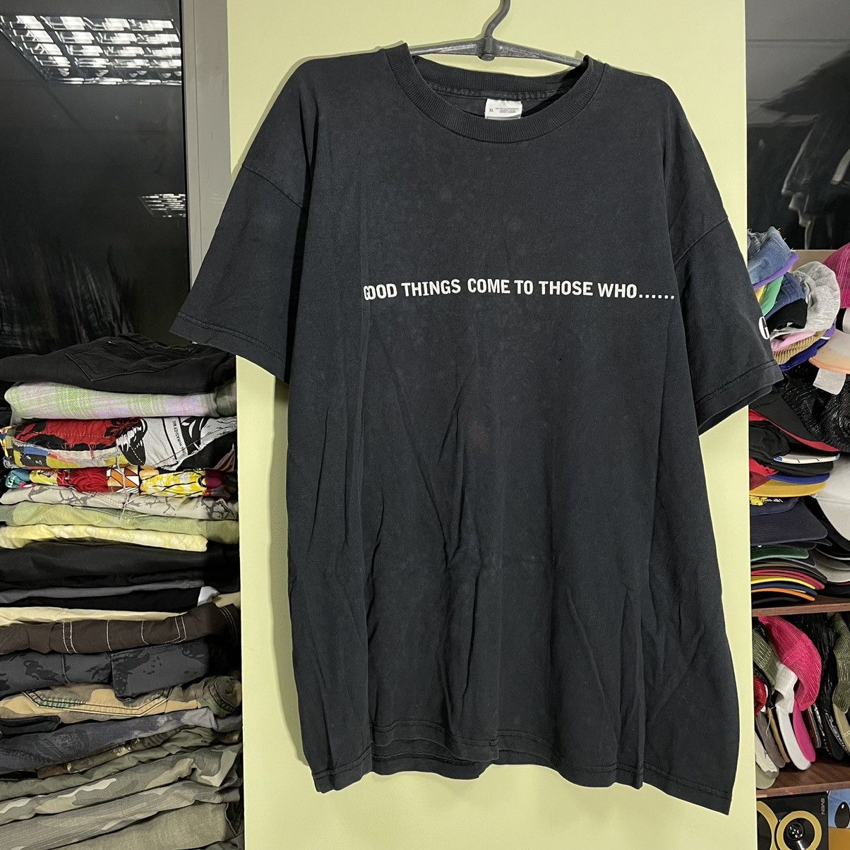 Vintage Vintage Y2K Sun Faded Graphic Tee Streetwear Art Cropped XL Size US XL / EU 56 / 4 - 5 Thumbnail