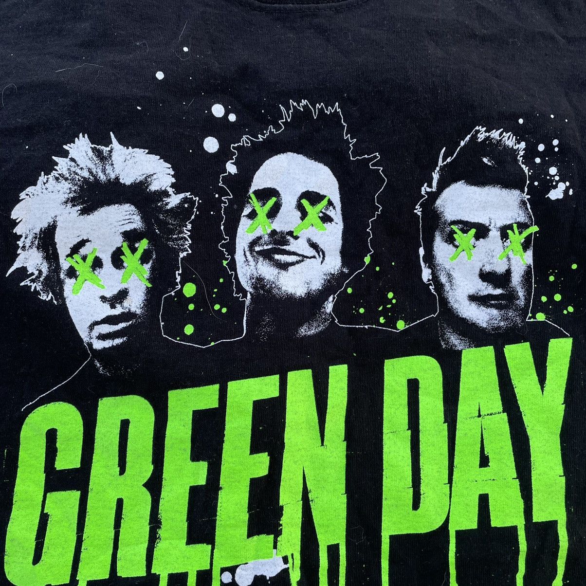 Vintage Vintage Y2K Green Day Graphic Tee Band Horror Punk Slim M Size US M / EU 48-50 / 2 - 5 Thumbnail
