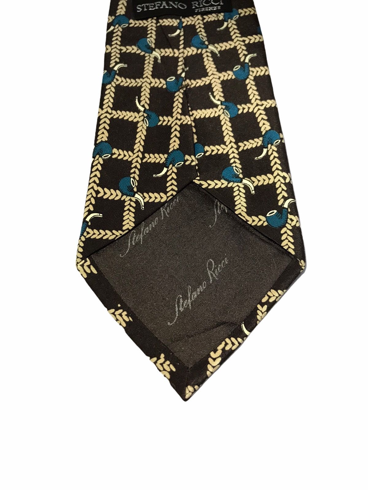 Stefano Ricci Vintage Stefano Ricci Silk Necktie Size ONE SIZE - 3 Thumbnail