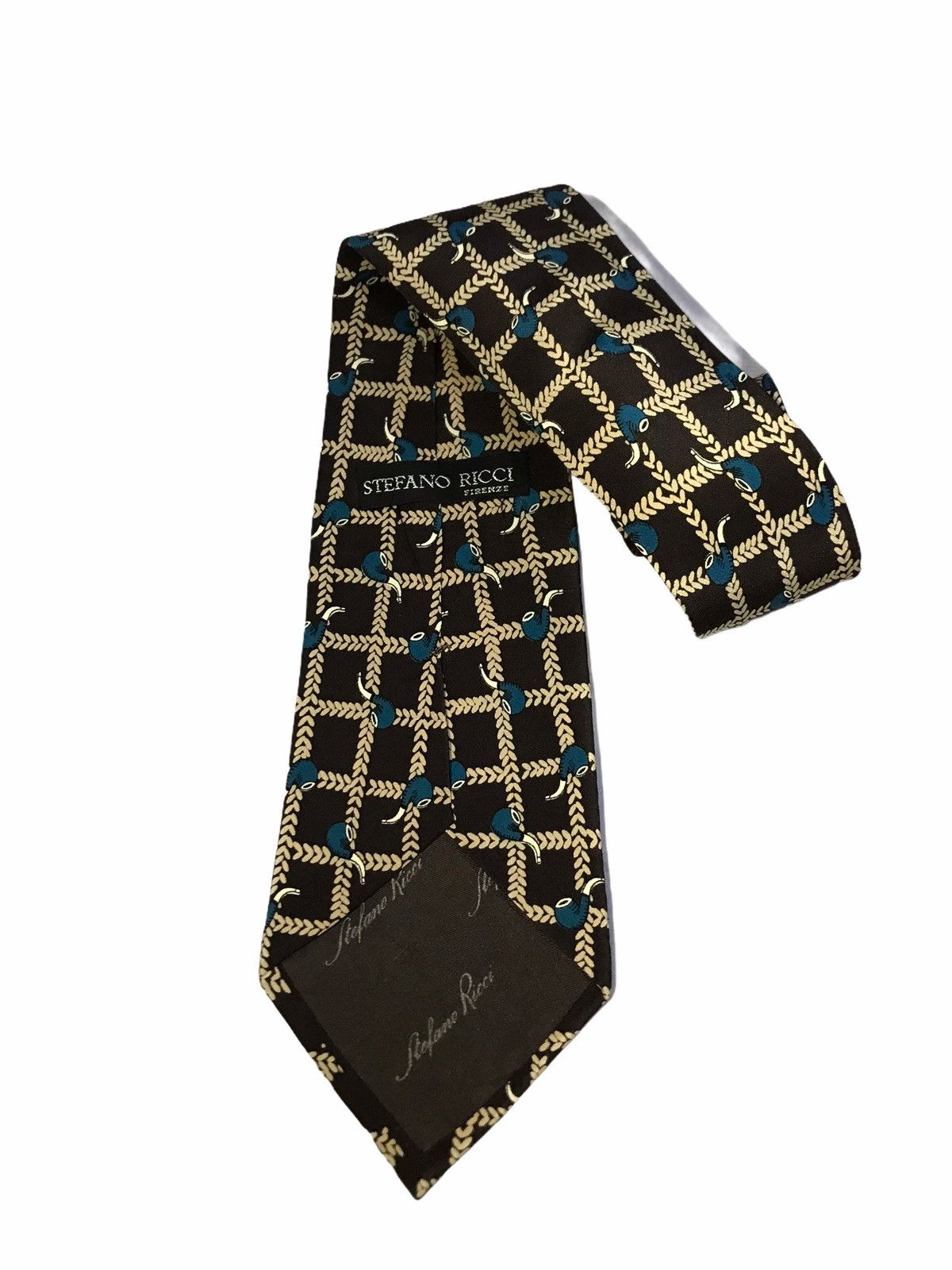 Stefano Ricci Vintage Stefano Ricci Silk Necktie Size ONE SIZE - 2 Thumbnail